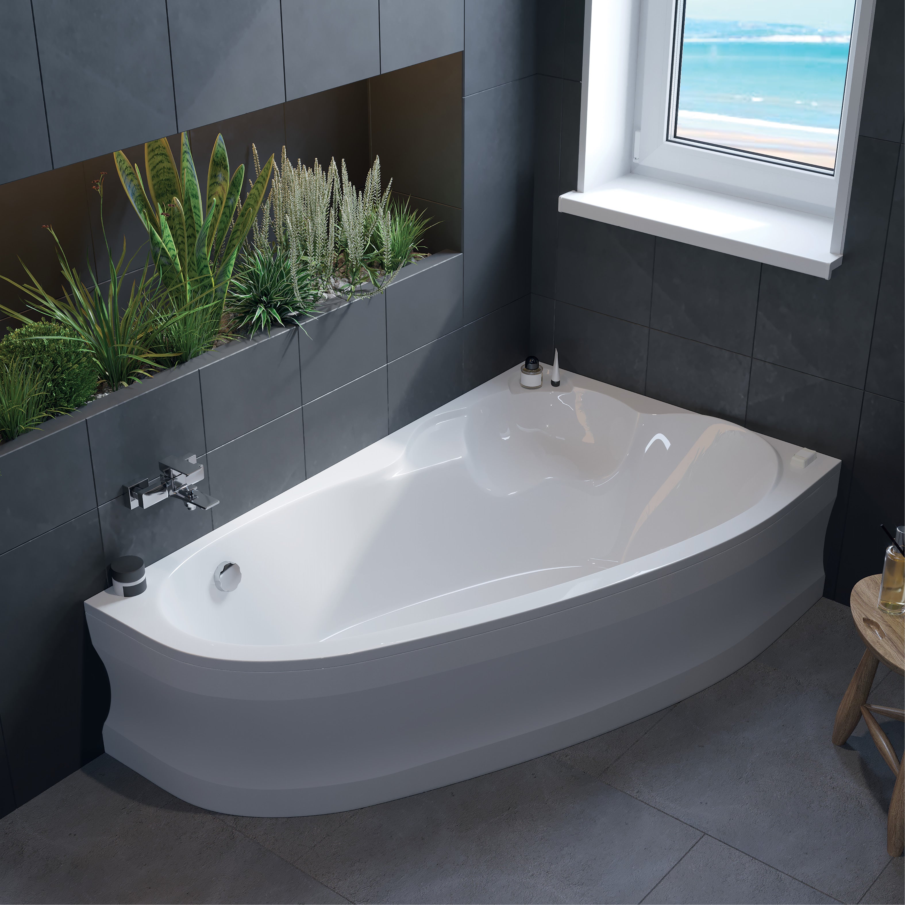Bañera Nadine 170x100 L