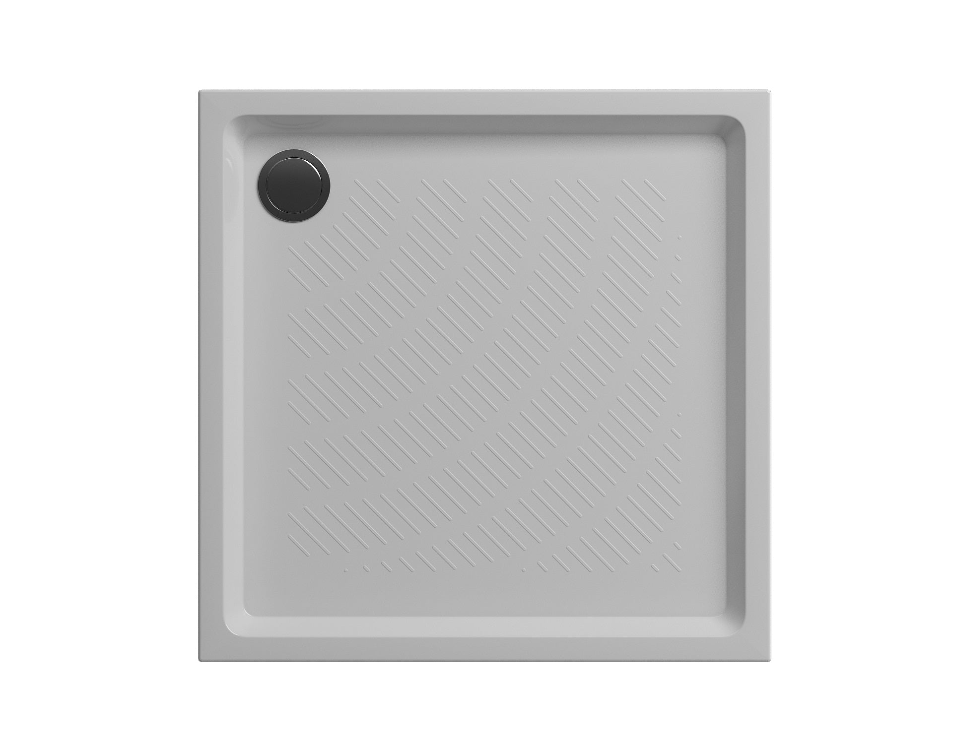 Round acrylic shower tray 90x90, square