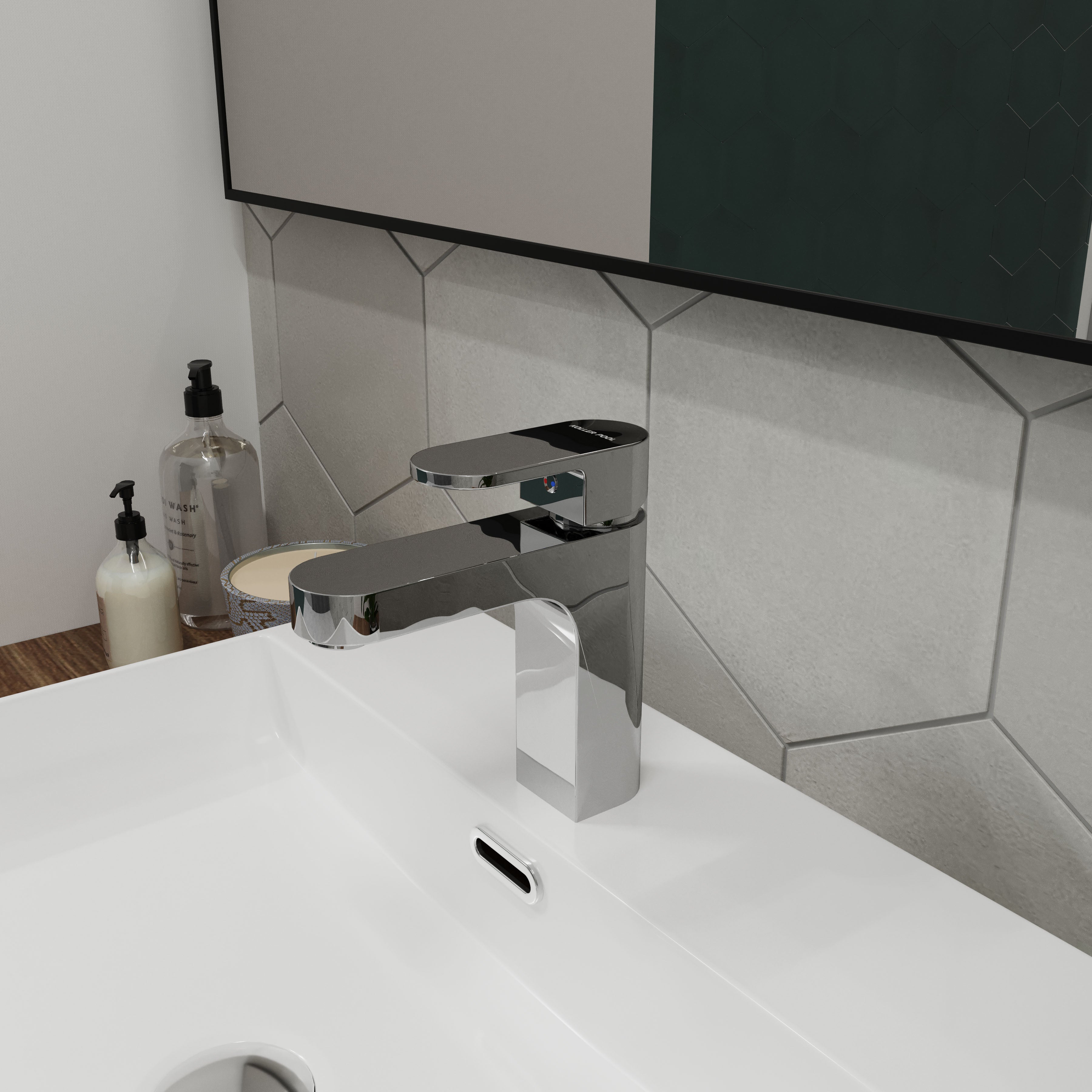 Round Arc single-lever washbasin faucet 35 mm