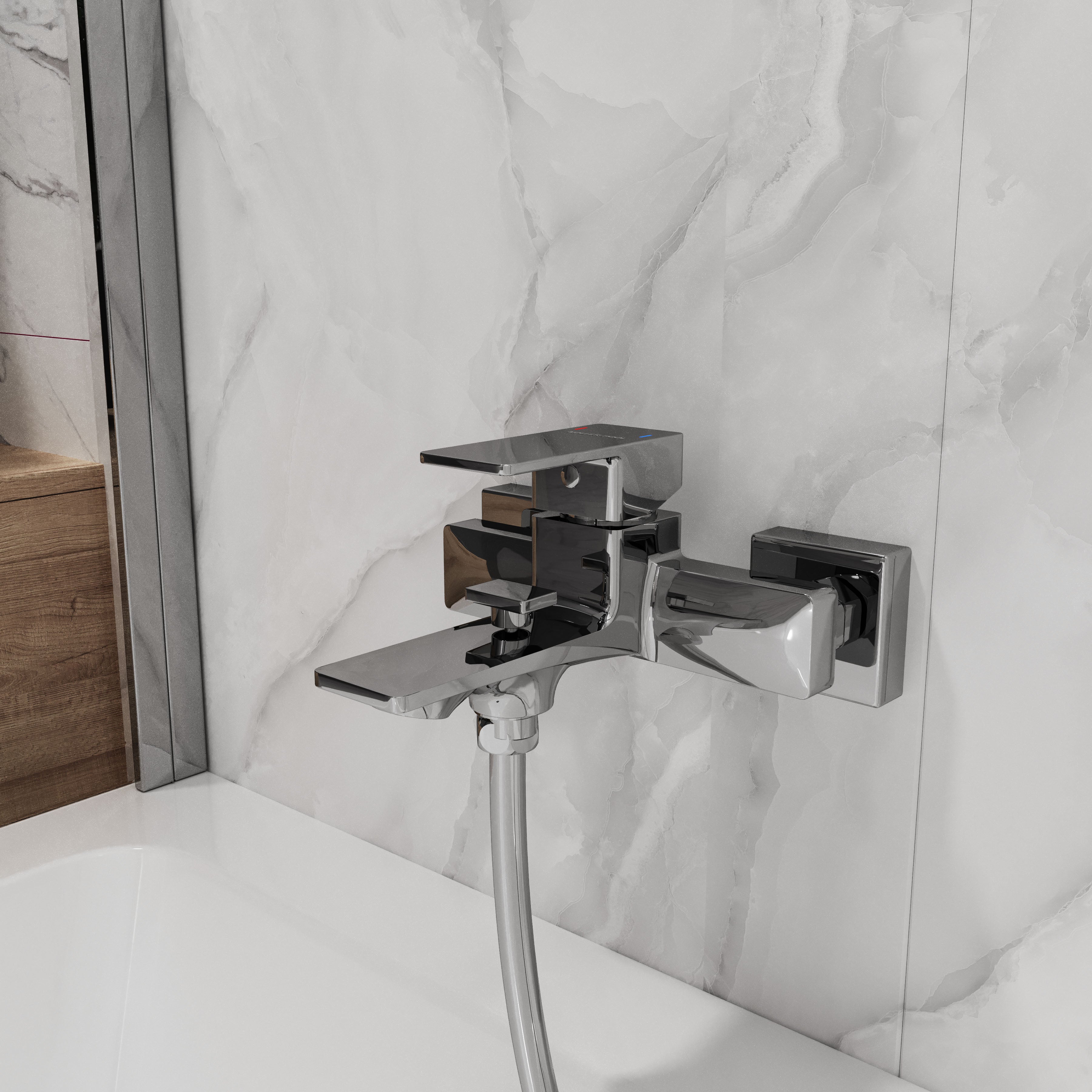 Neon single-lever bathtub faucet 35 mm