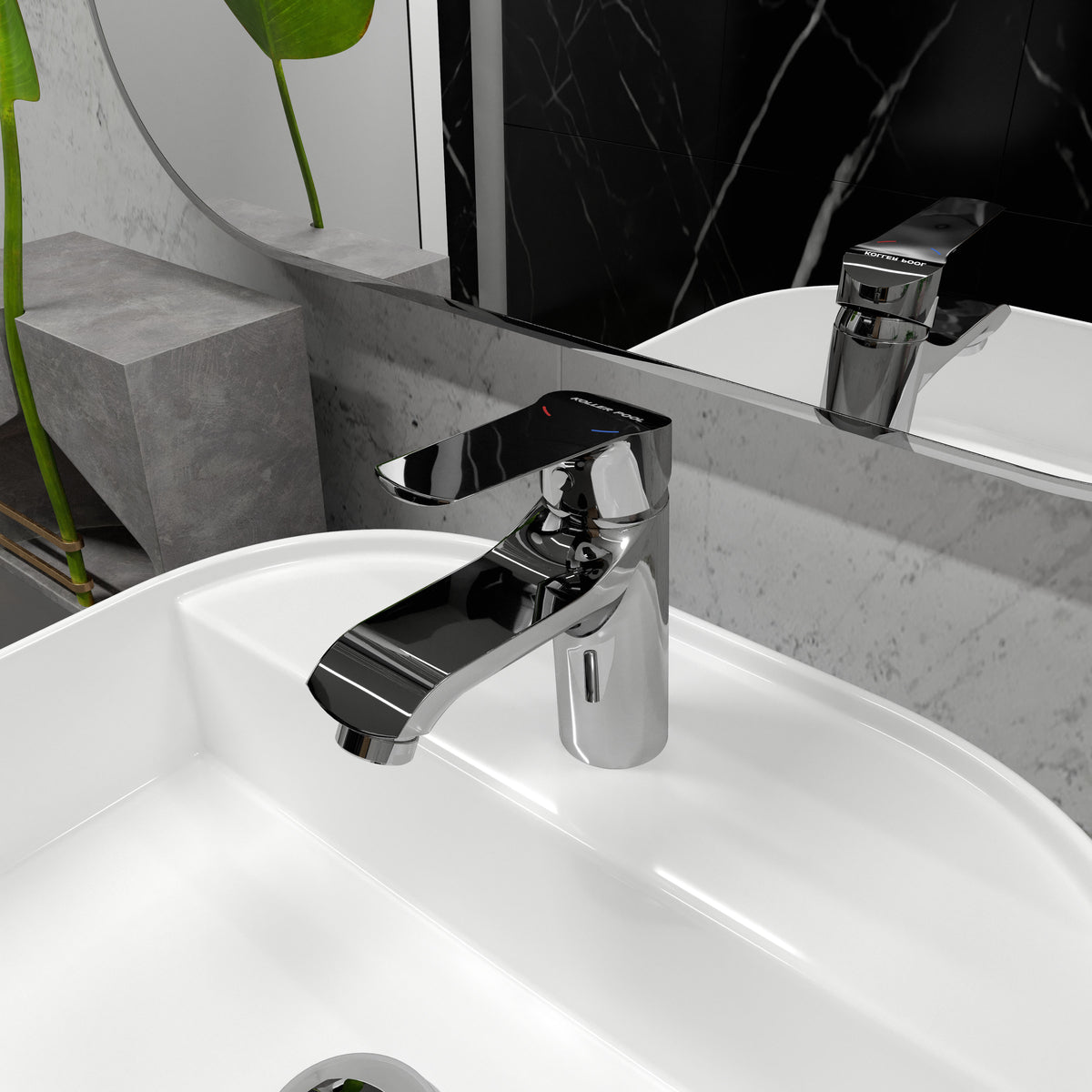 Twist grifo monomando para lavabo de 35 mm