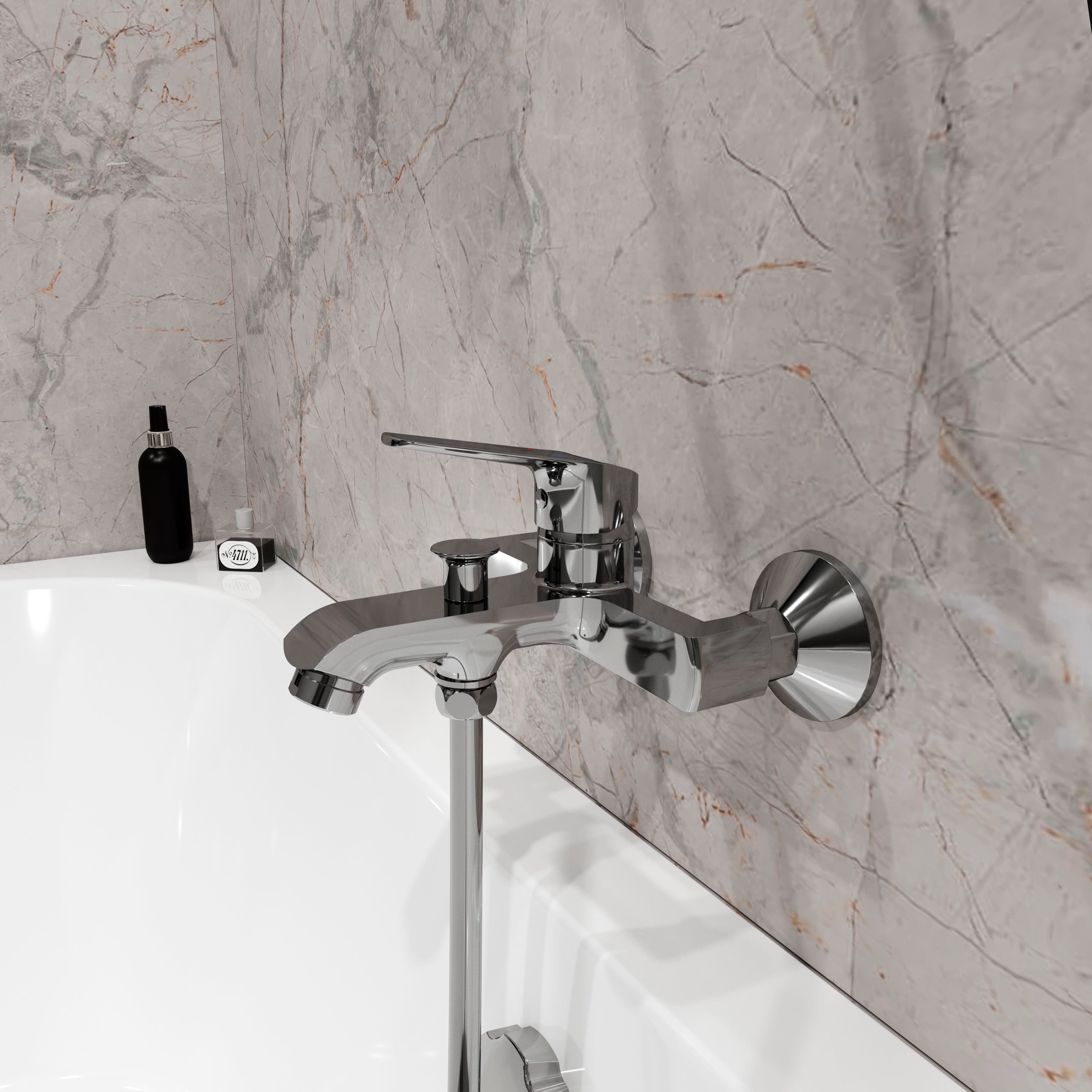 Twist single-lever bathtub faucet 35 mm