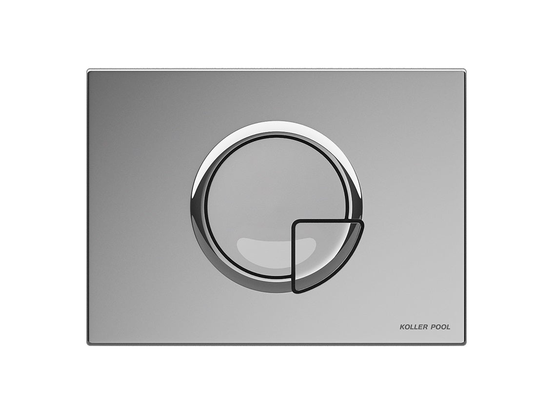 Kvadro Arc Betätigungsplatte Chrom Glänzend