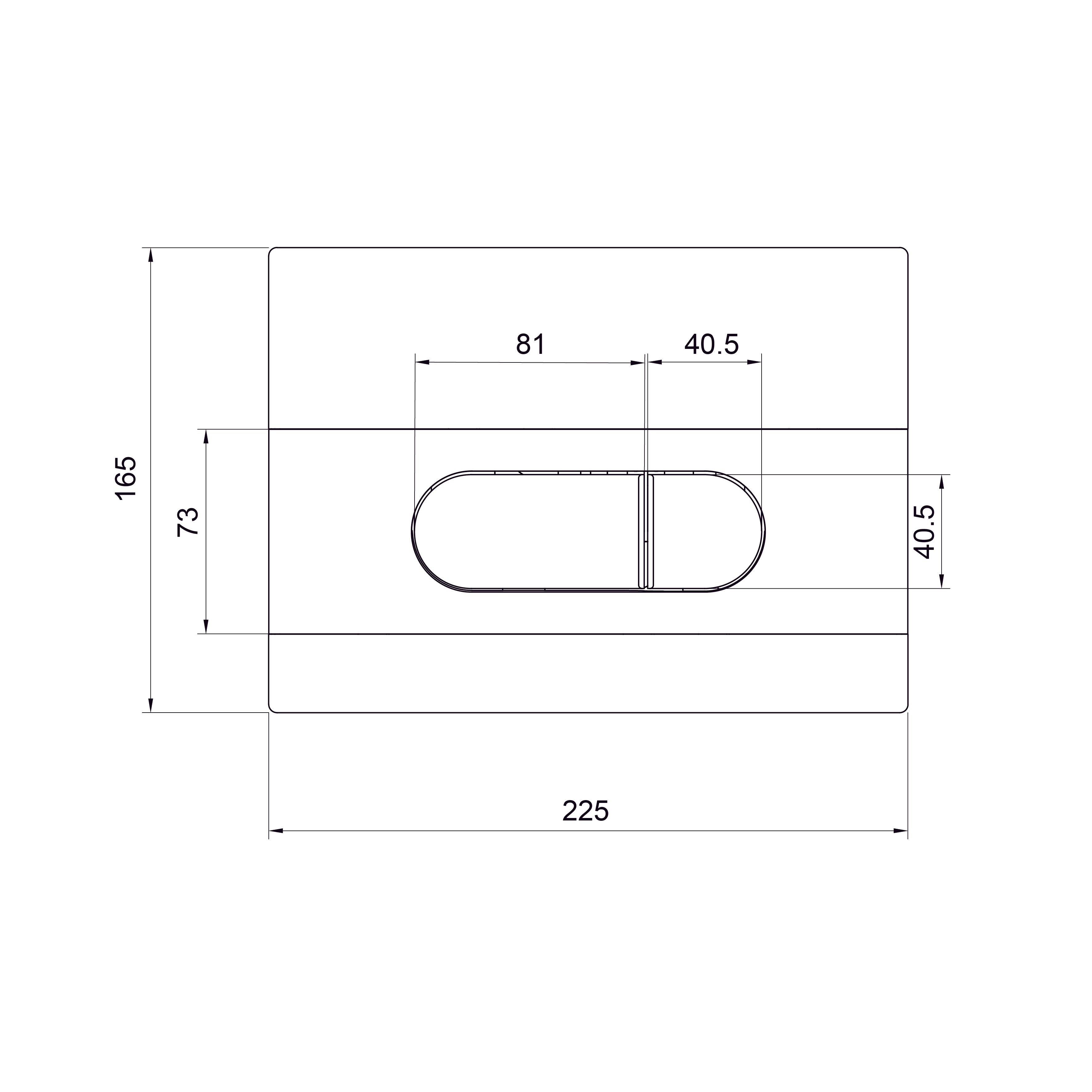 Orion панель змивання хром глянец