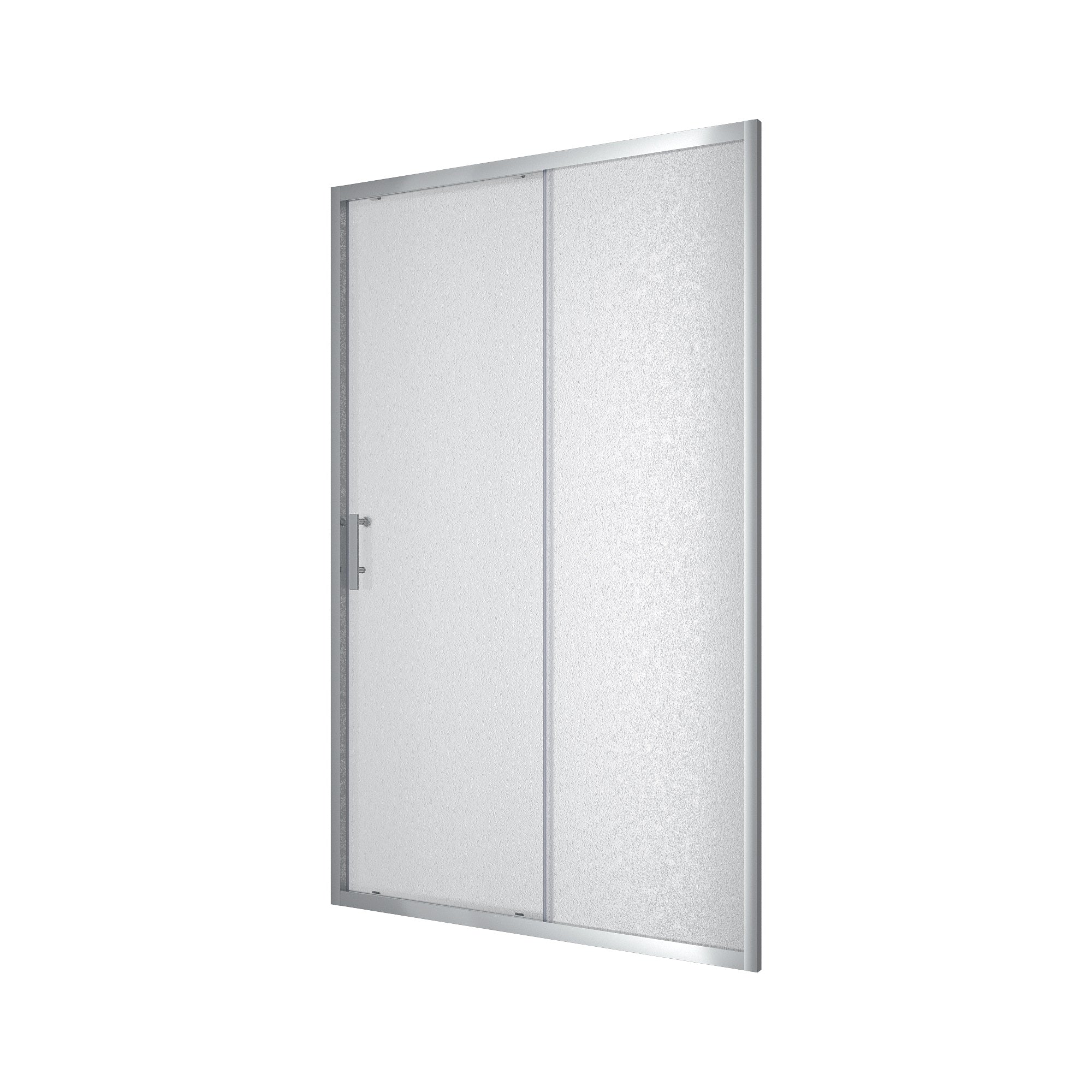 TD120G Puerta de ducha Trend de dos secciones 1200x1900 mm cristal grape