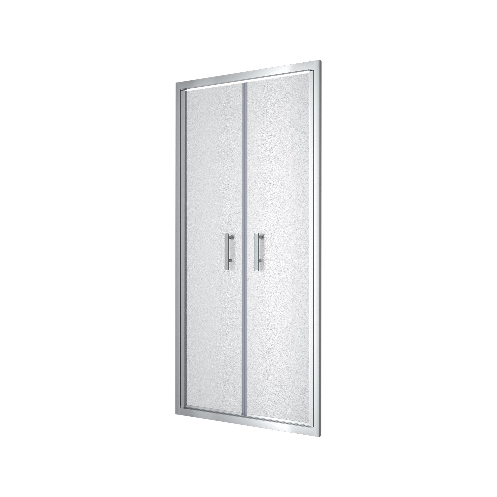 ND90G Sprchové dveře Neon dvoudílné 900x1900 mm sklo grape