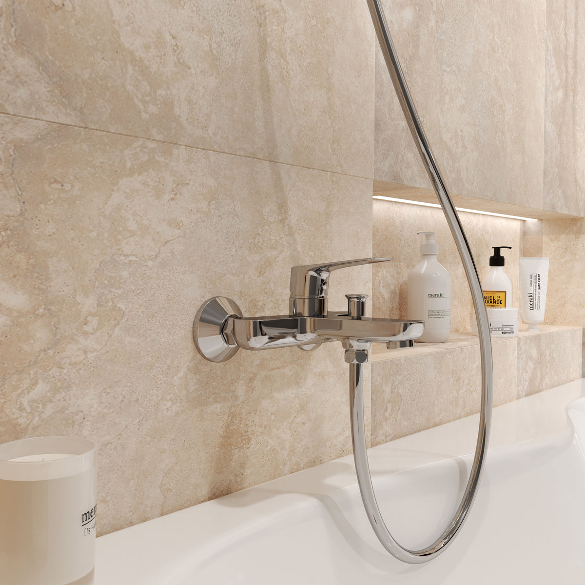 Kvadro Start grifo para bañera