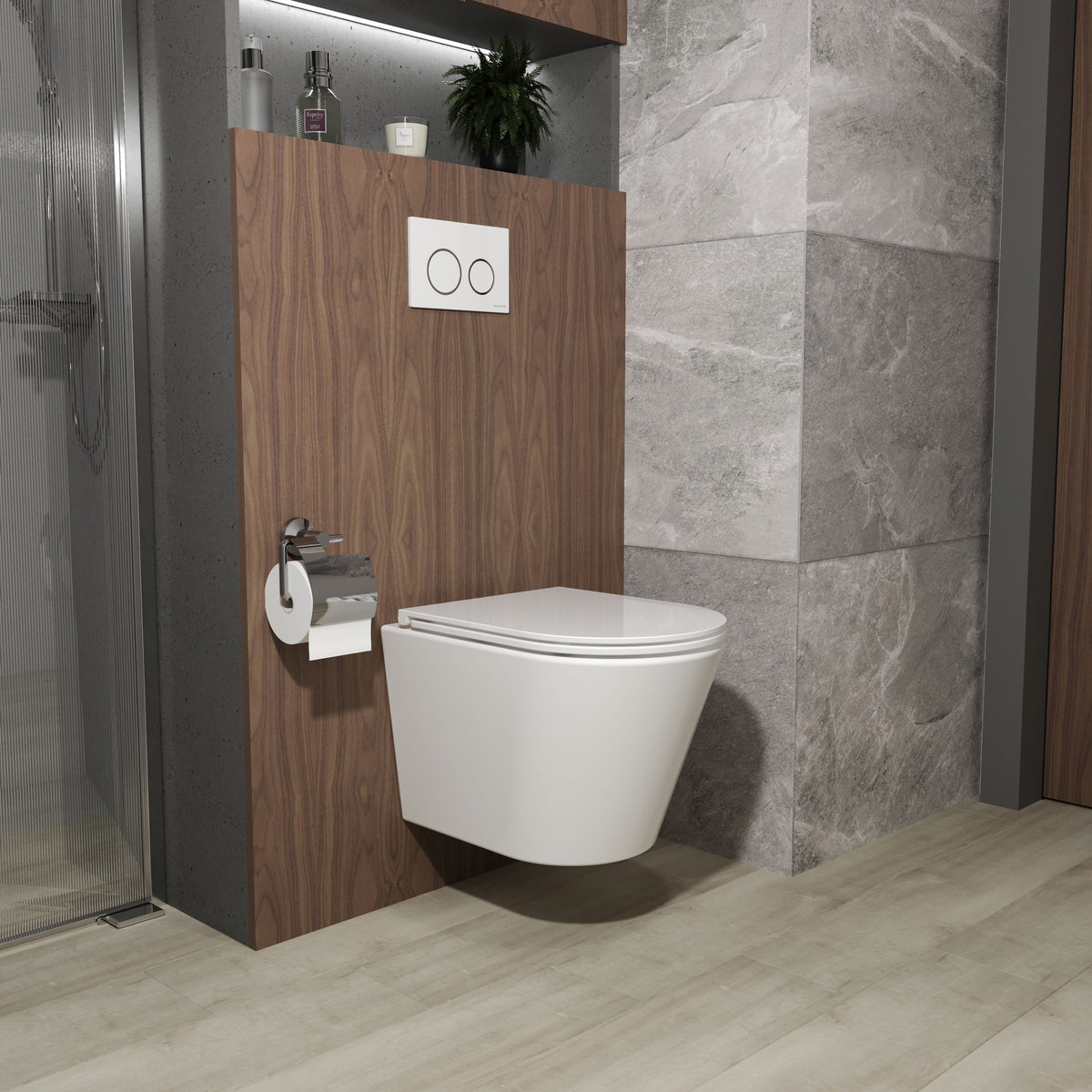 Orion wall-hung toilet with Soft-close seat (Tornado 3.0 flush)