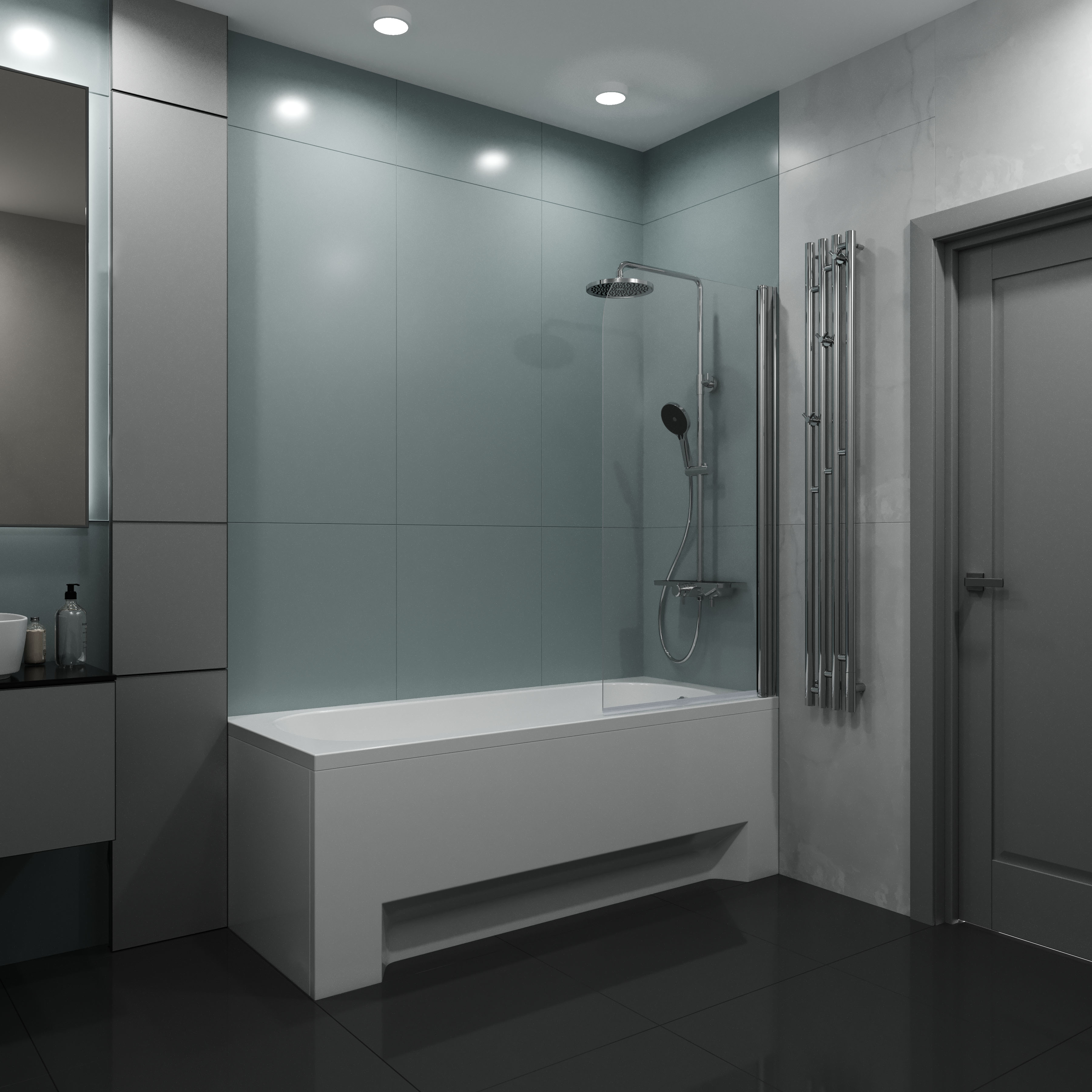 Bathtub Round Arc 180x80