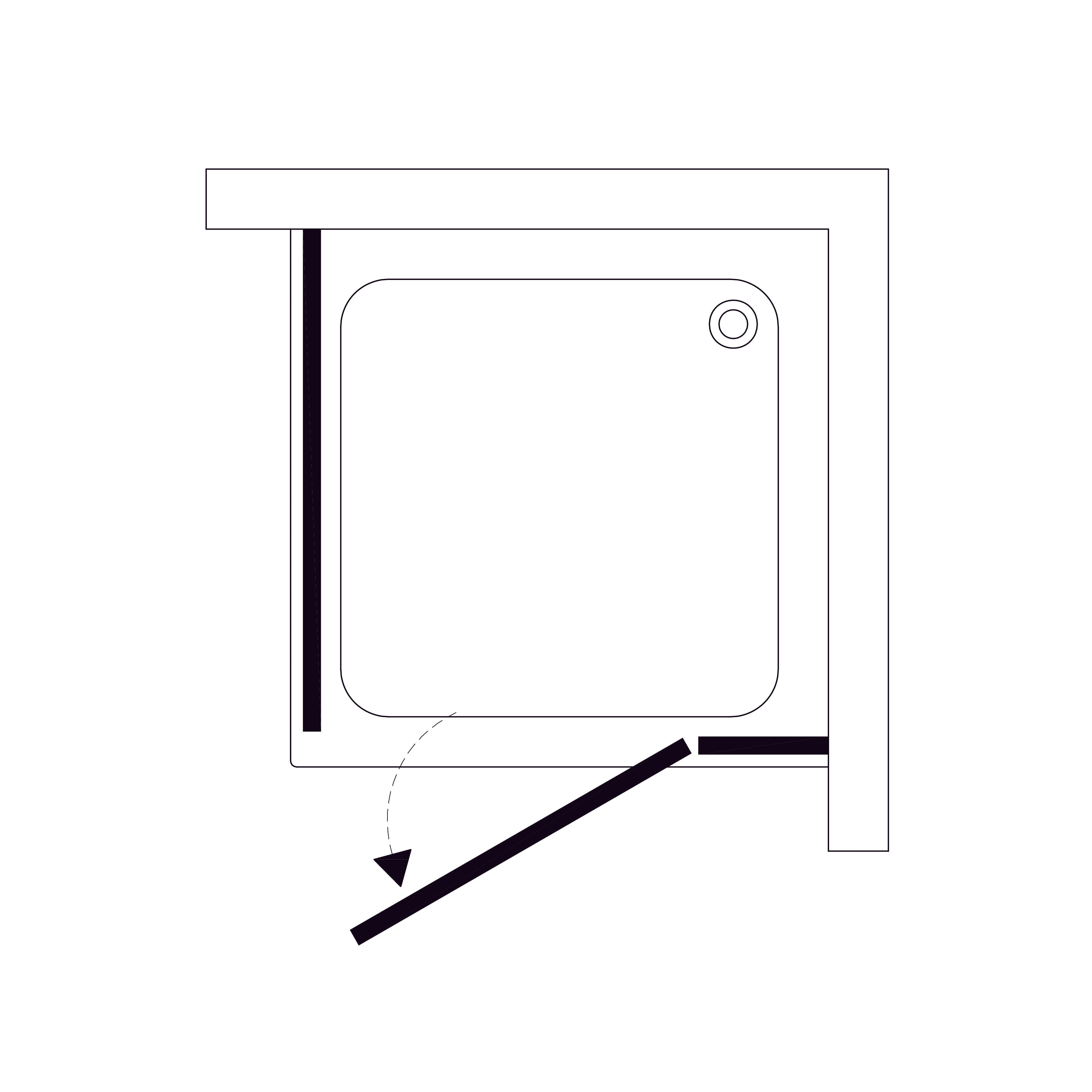 N90KС Душова кабіна NEON квадратна Chrome 900x900x1950 мм скло 8мм прозоре (2 частини)