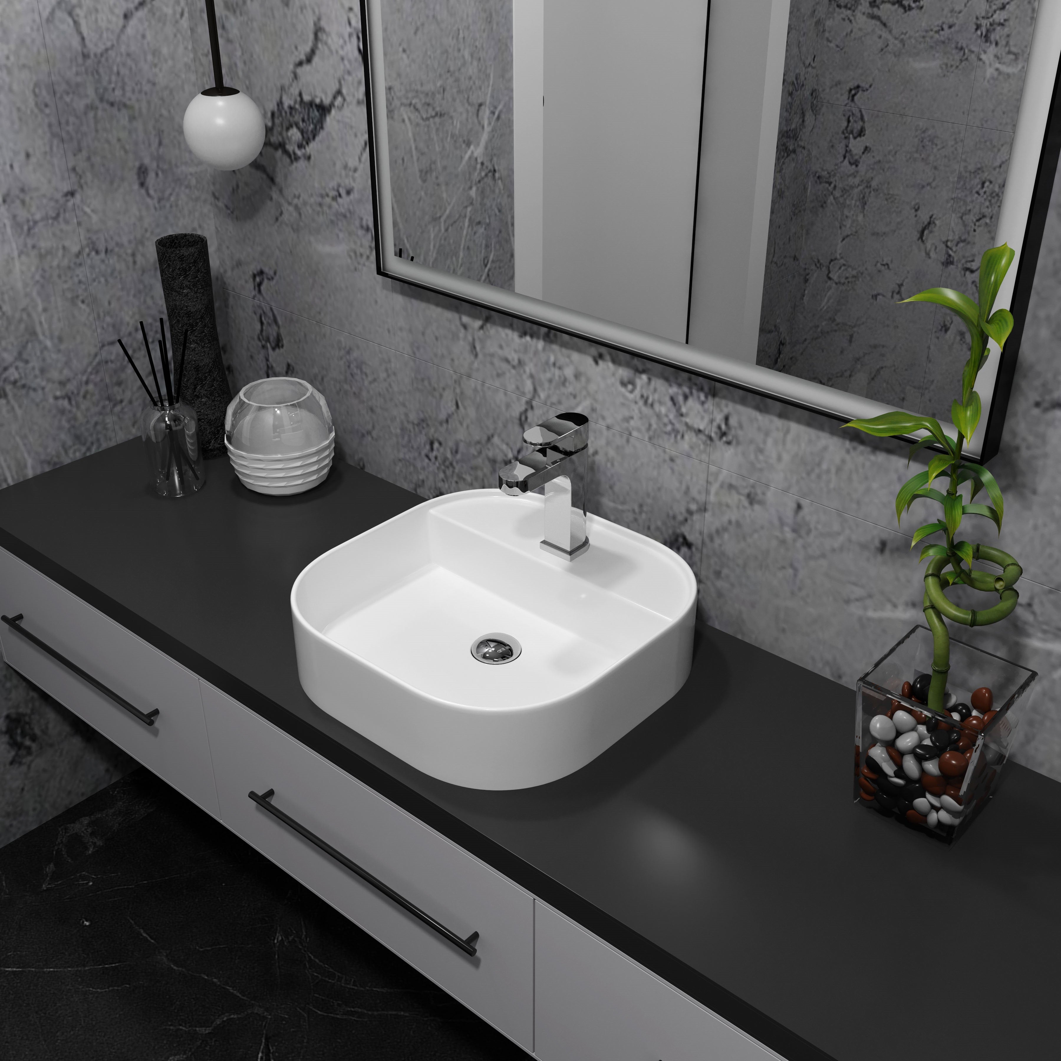 Trend umyvadlo na desku 450x450 mm