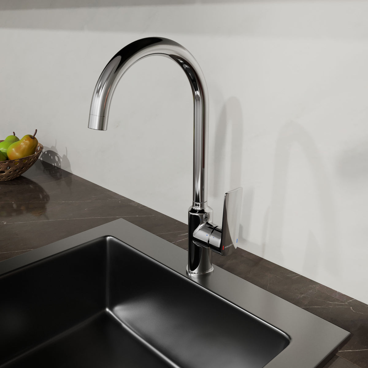 Style grifo para cocina con caño en forma de C