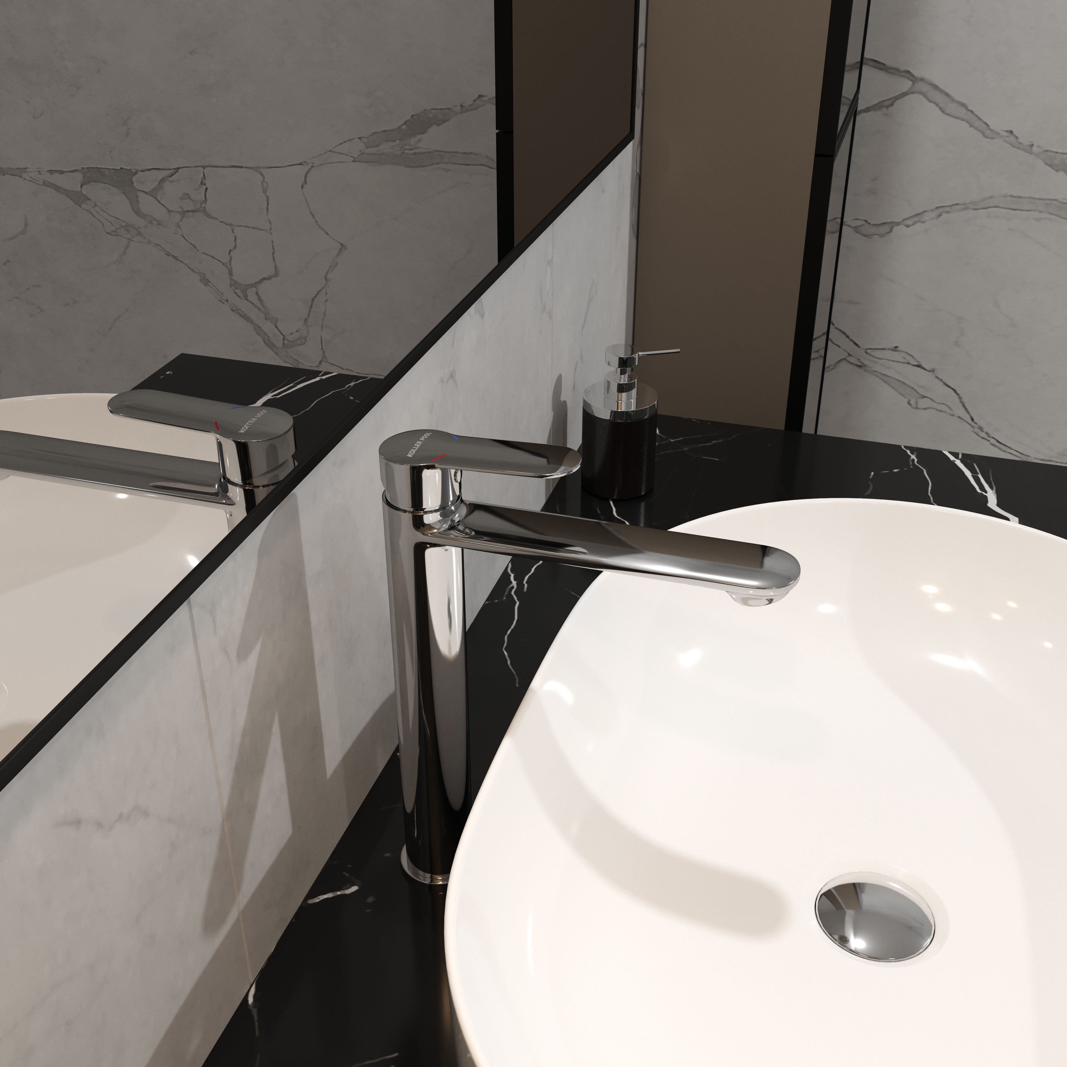 Line XL washbasin faucet