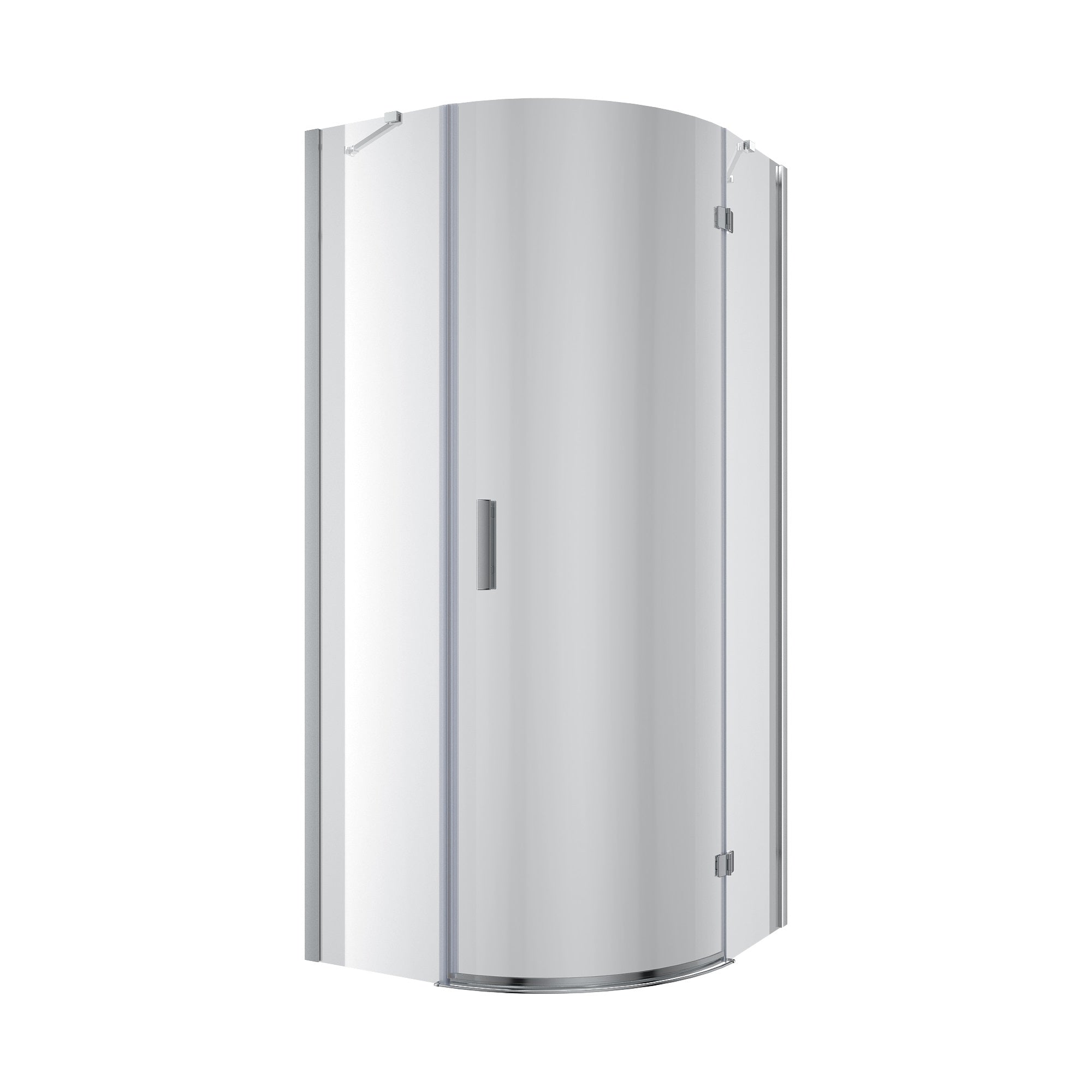 K90RC-1 Sprchový kout Kvadro půlkruhový 900×900×1950 mm sklo clear