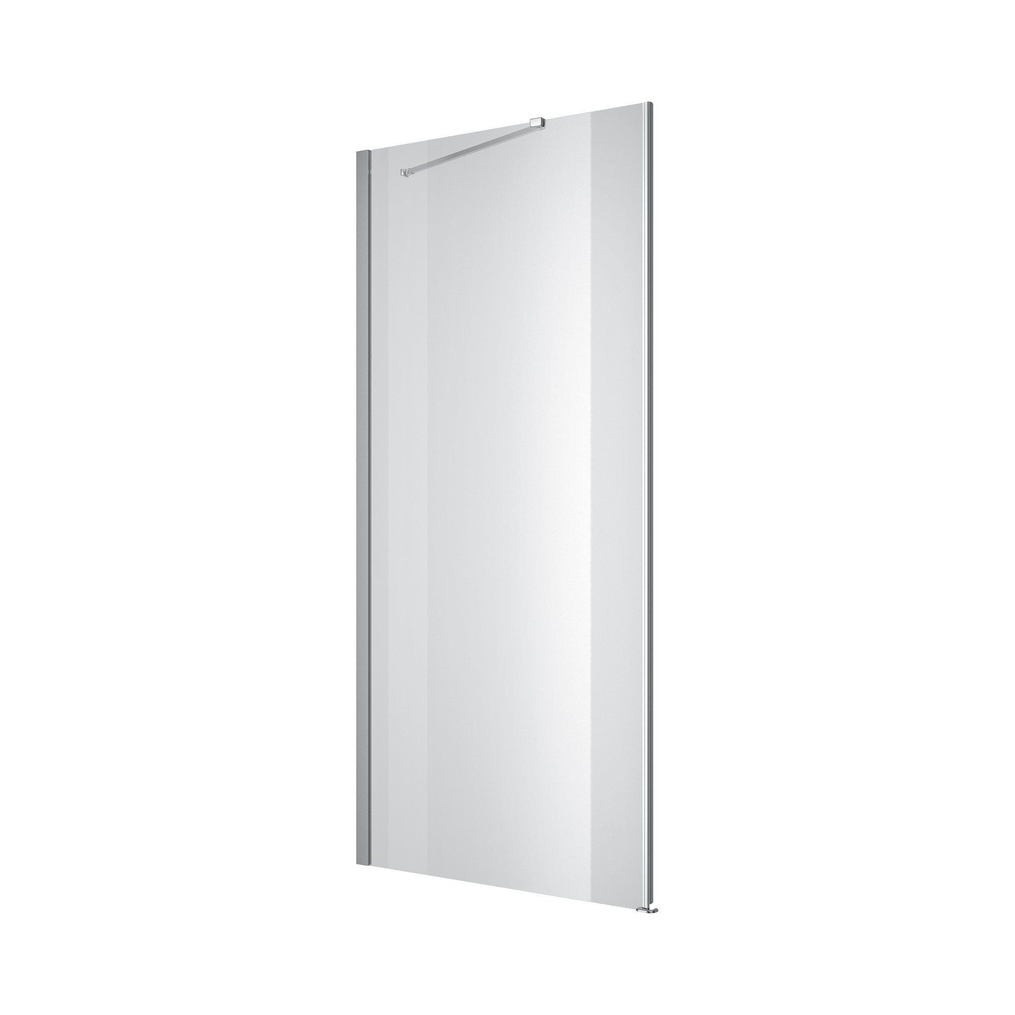 K90PC Pevná stěna Kvadro 900×1950 mm sklo clear