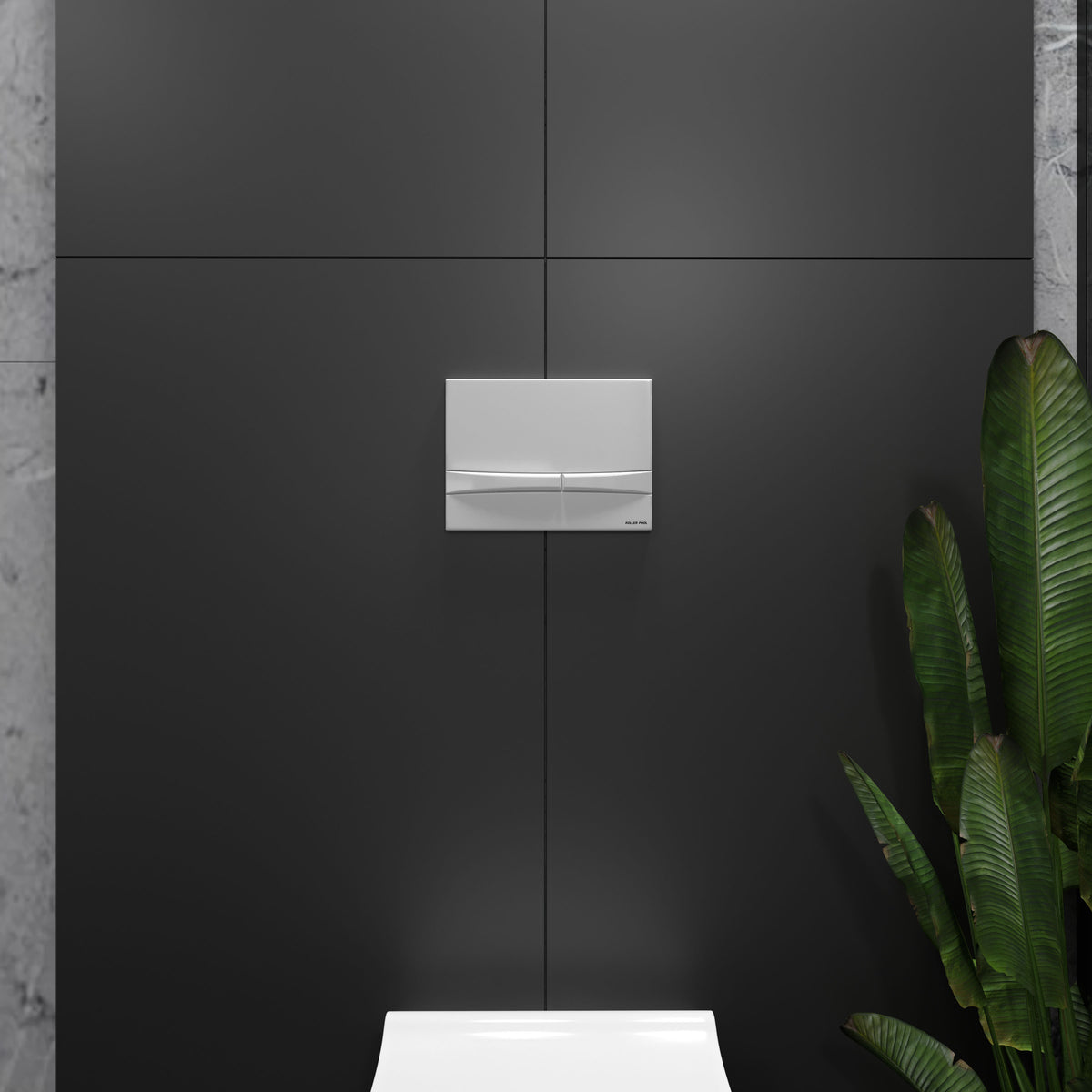 Integro Cosmo placa de accionamiento blanco