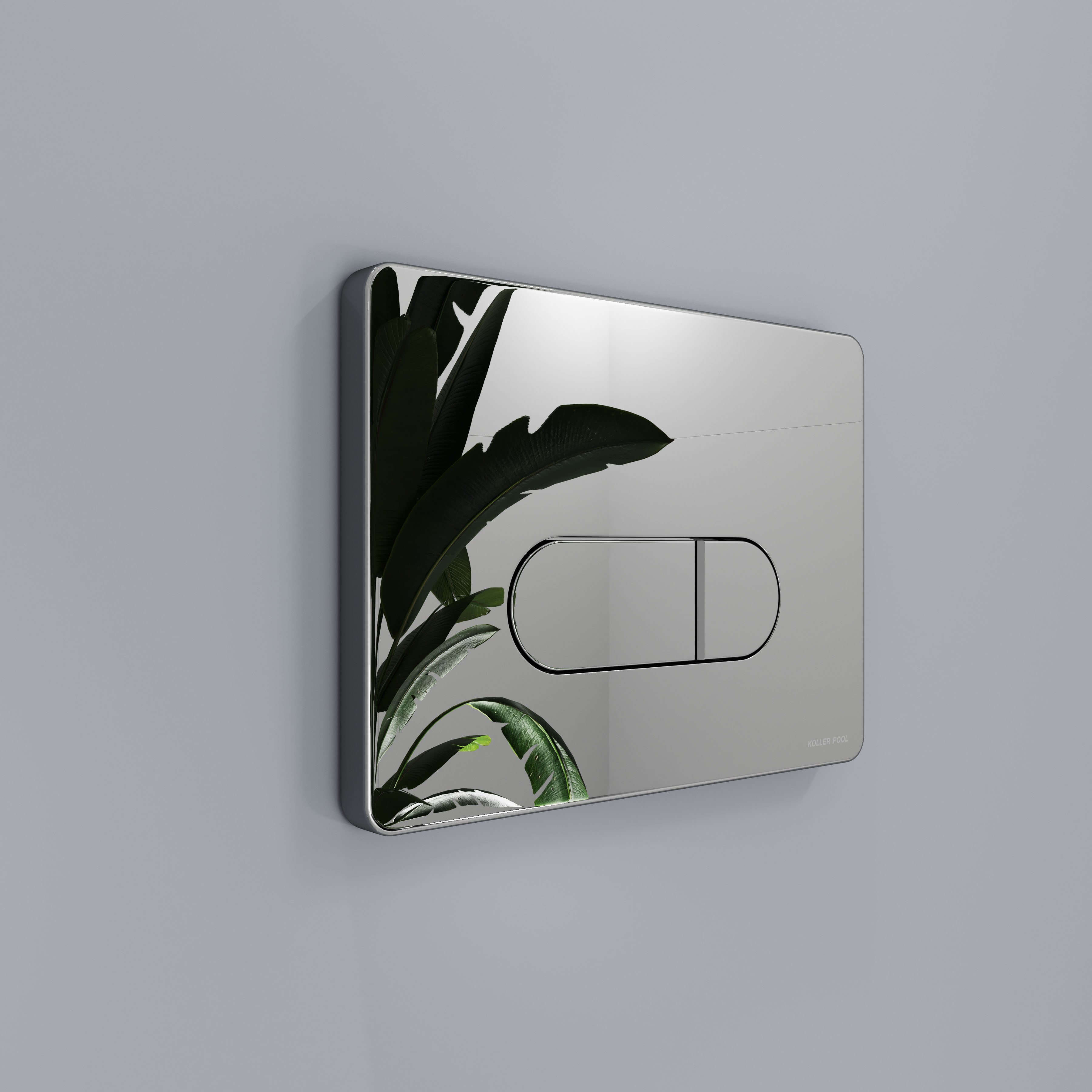 Orion Cosmo flush plate, glossy chrome