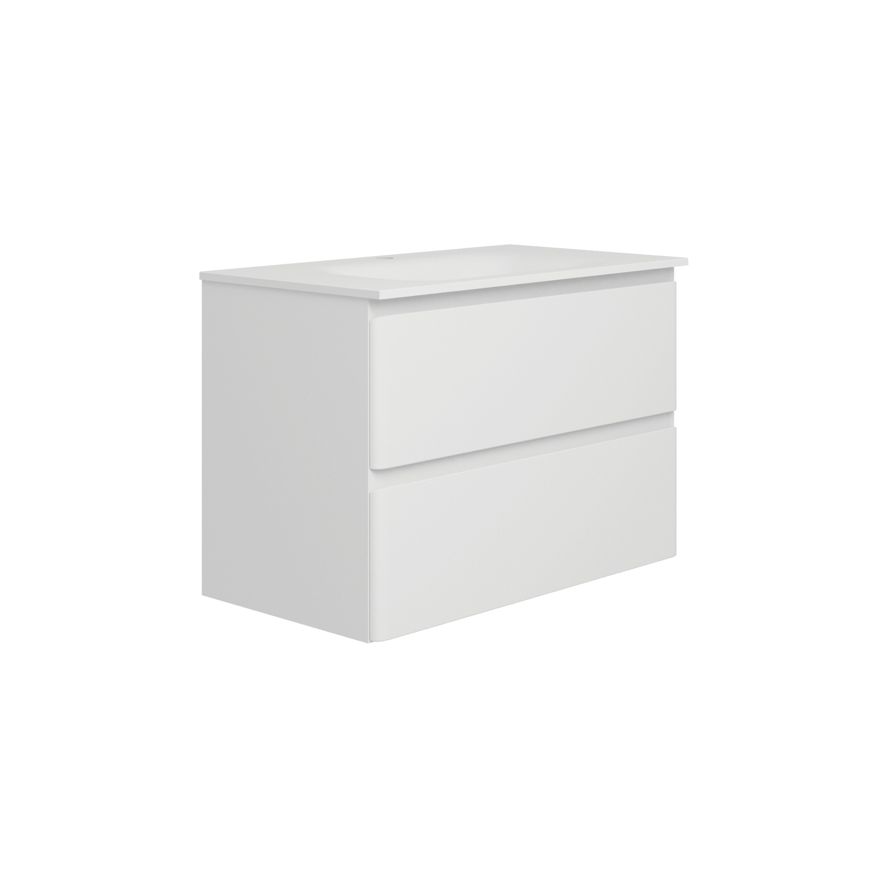 Konzolová skříňka bílá s umyvadlem Trend 80 cm