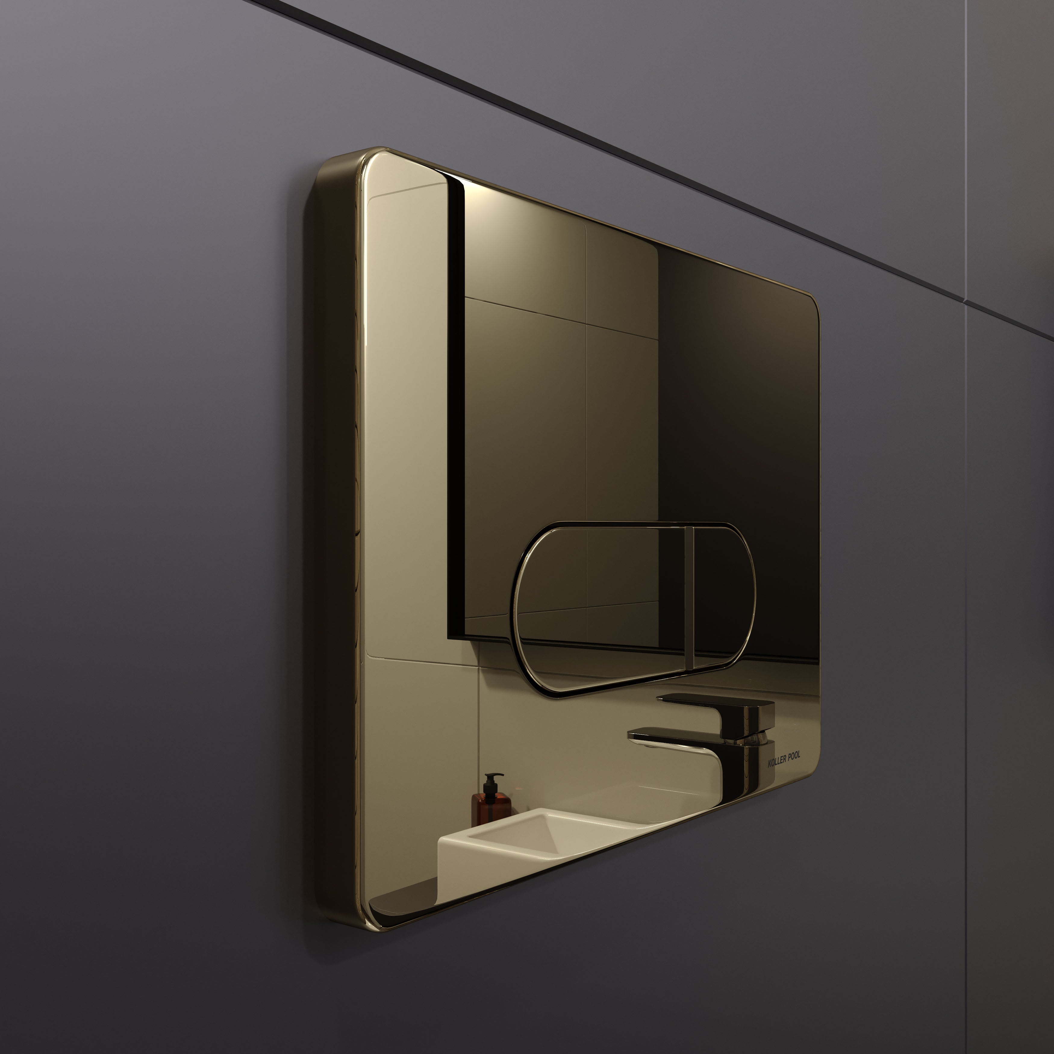 Orion Cosmo панель змиву золото