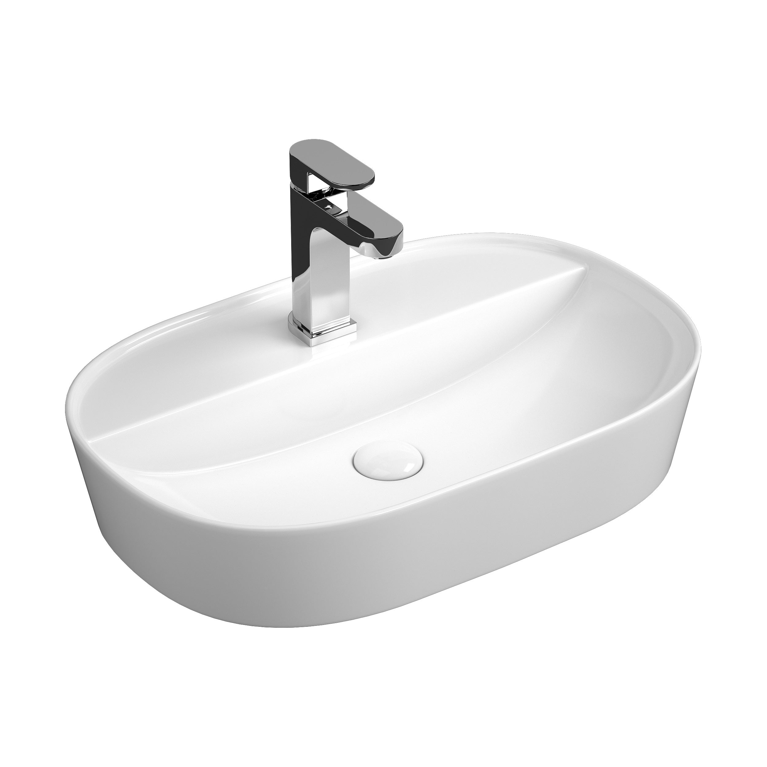 Trend lavabo sobre encimera 610×400 mm