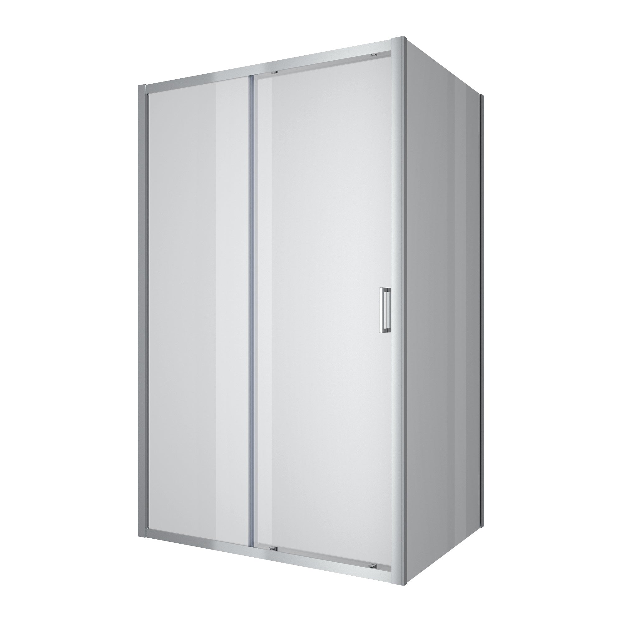 TRPR120C Душова кабіна TREND PRO прямокутна Chrome 1200x900x1950 скло 5мм прозоре (двері розсувні)