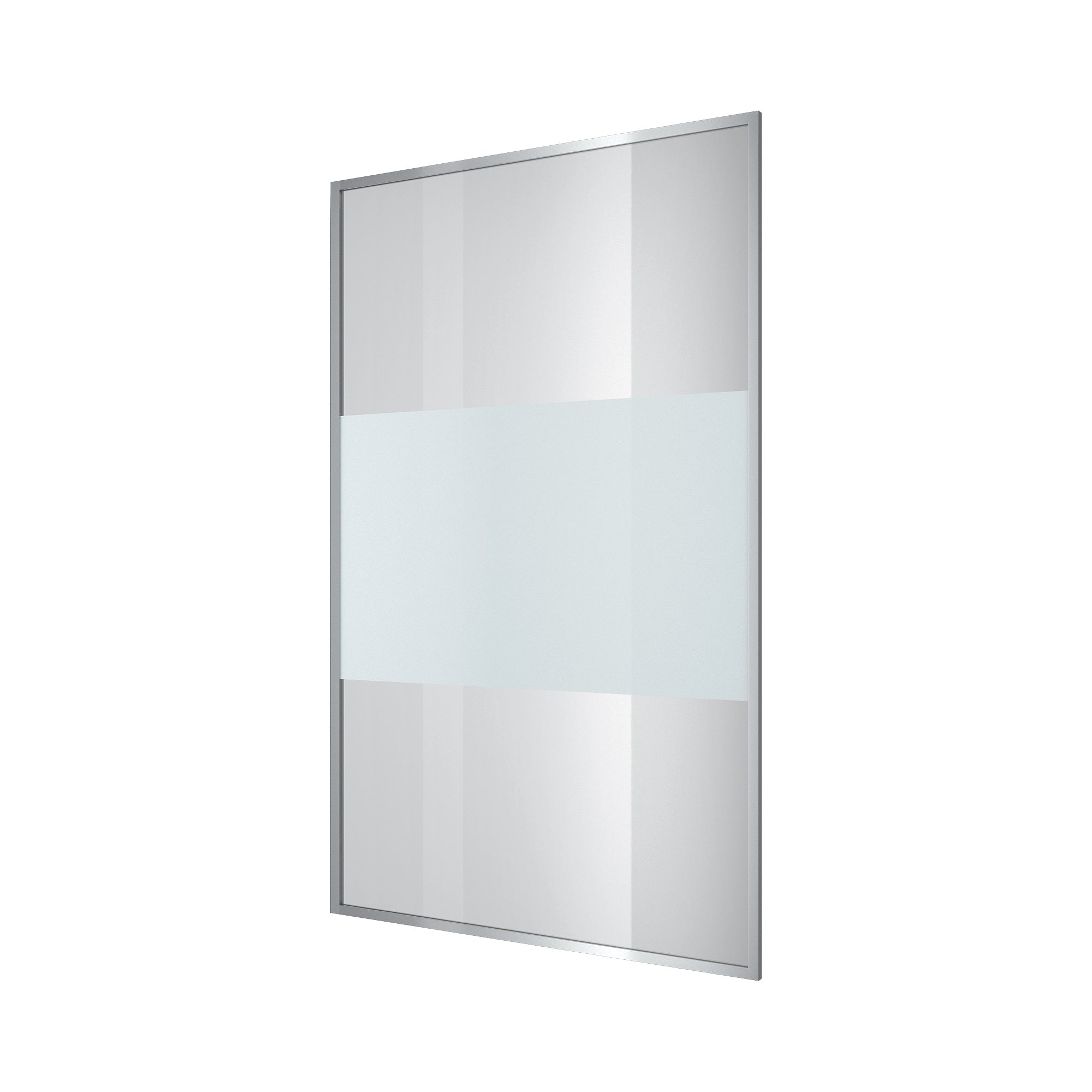 AQWC70120CI Душова стінка профільна AQUA Walk-IN Chrome 1200x1950x(700-1200) cкло 8мм clear intimato