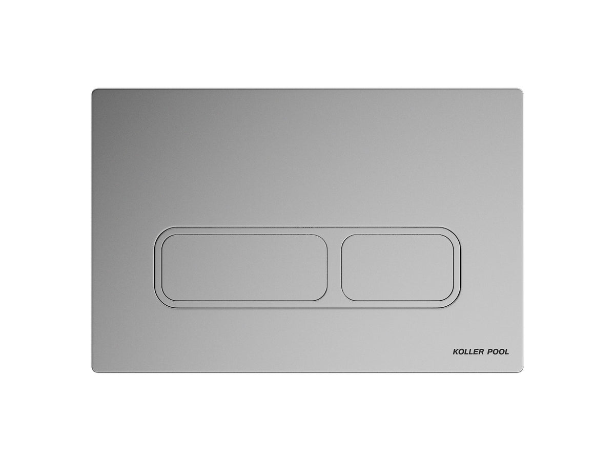 Edge Placa de accionamiento cromo brillante