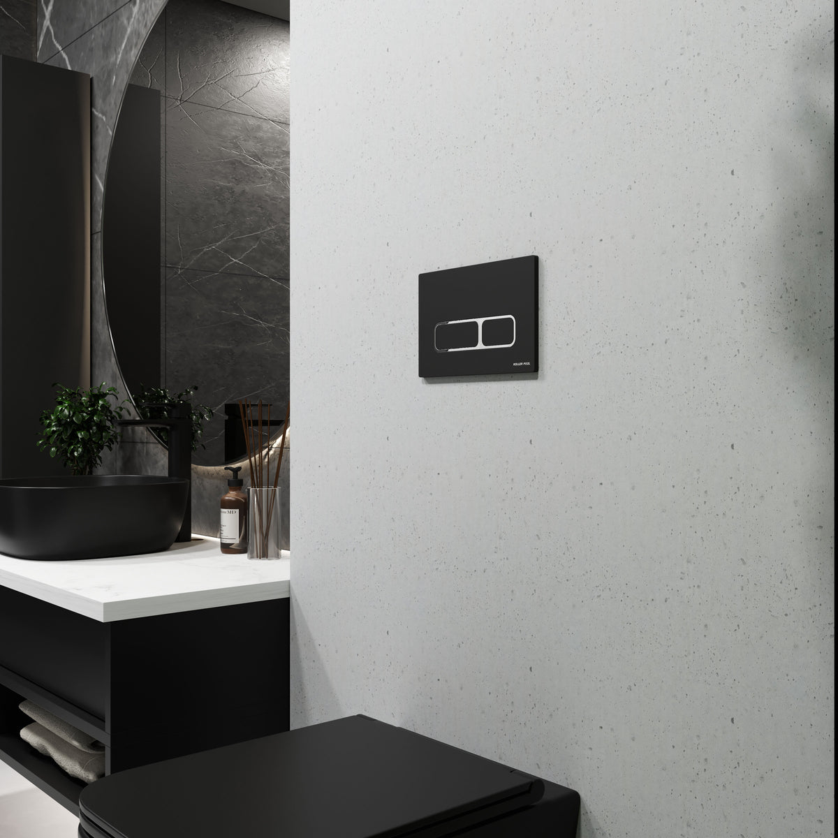 Edge Placa de accionamiento negro