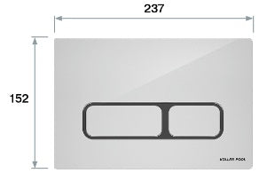 Edge flush panel white