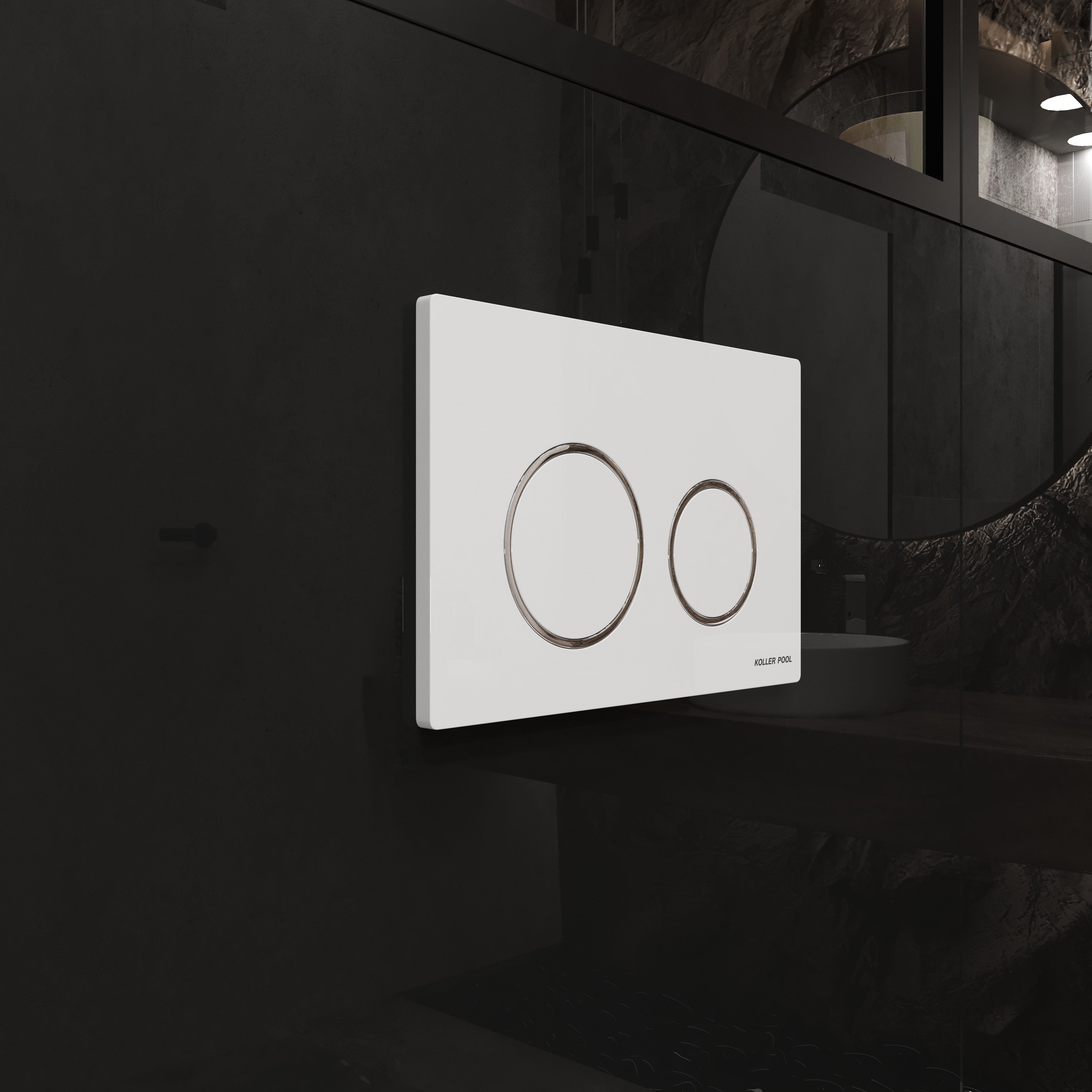 Twist Placa de accionamiento blanca