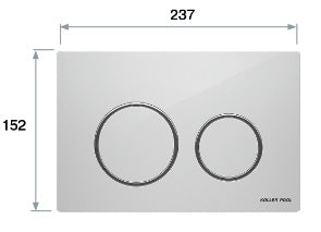 Twist placa de accionamiento blanca