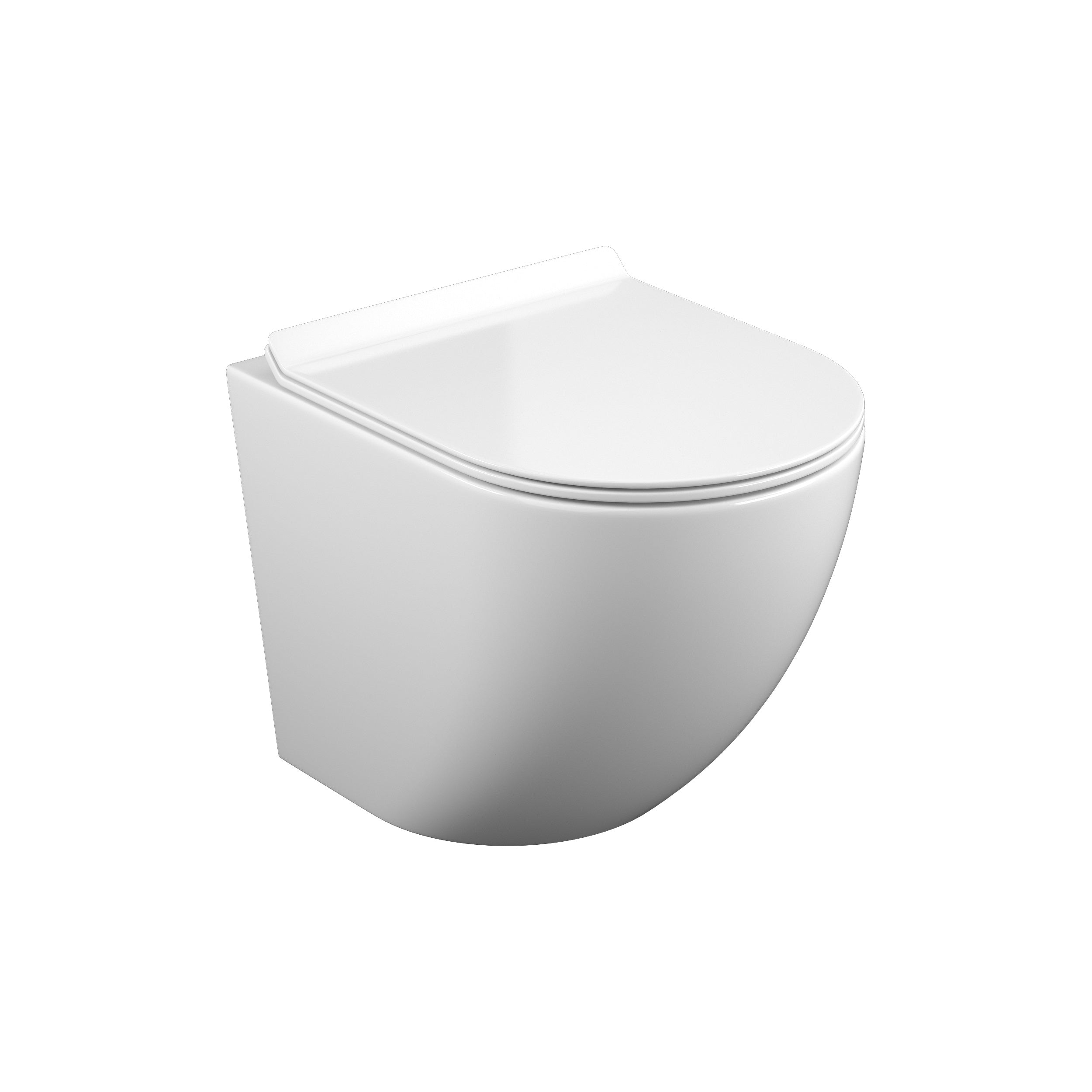 Round Smart závěsné WC se sedátkem Soft-close (Tornado 3.0)