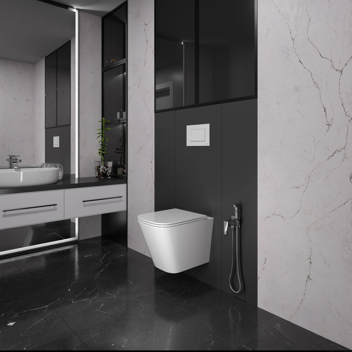 Trend Wand-WC mit Soft-Close-Sitz