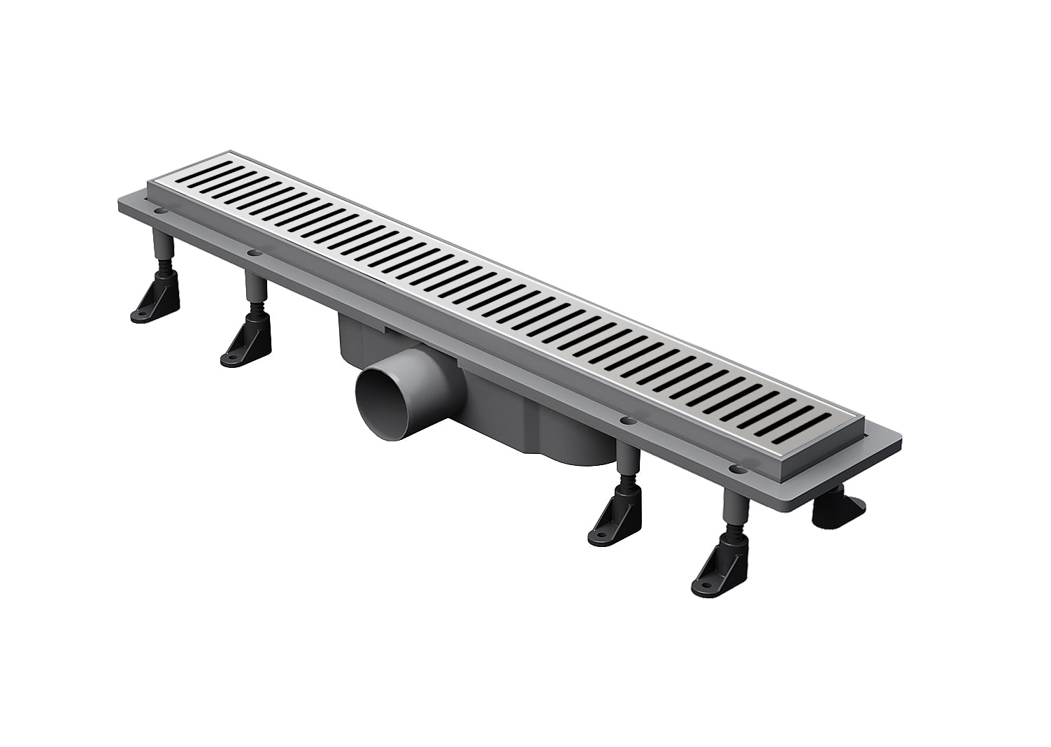 Aqua odtokový žlab 60 cm s mřížkou Line