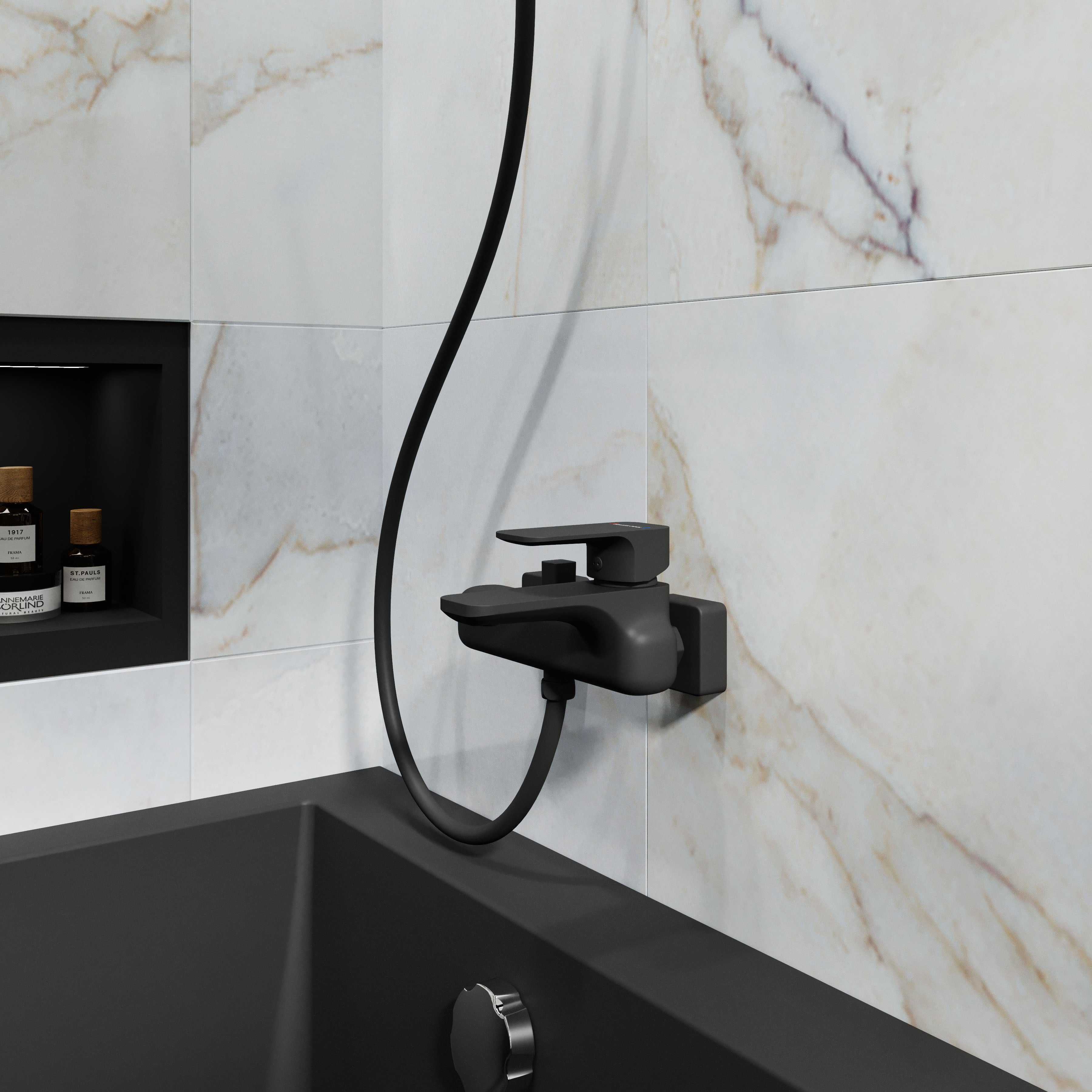 Trend bathtub faucet, matte black