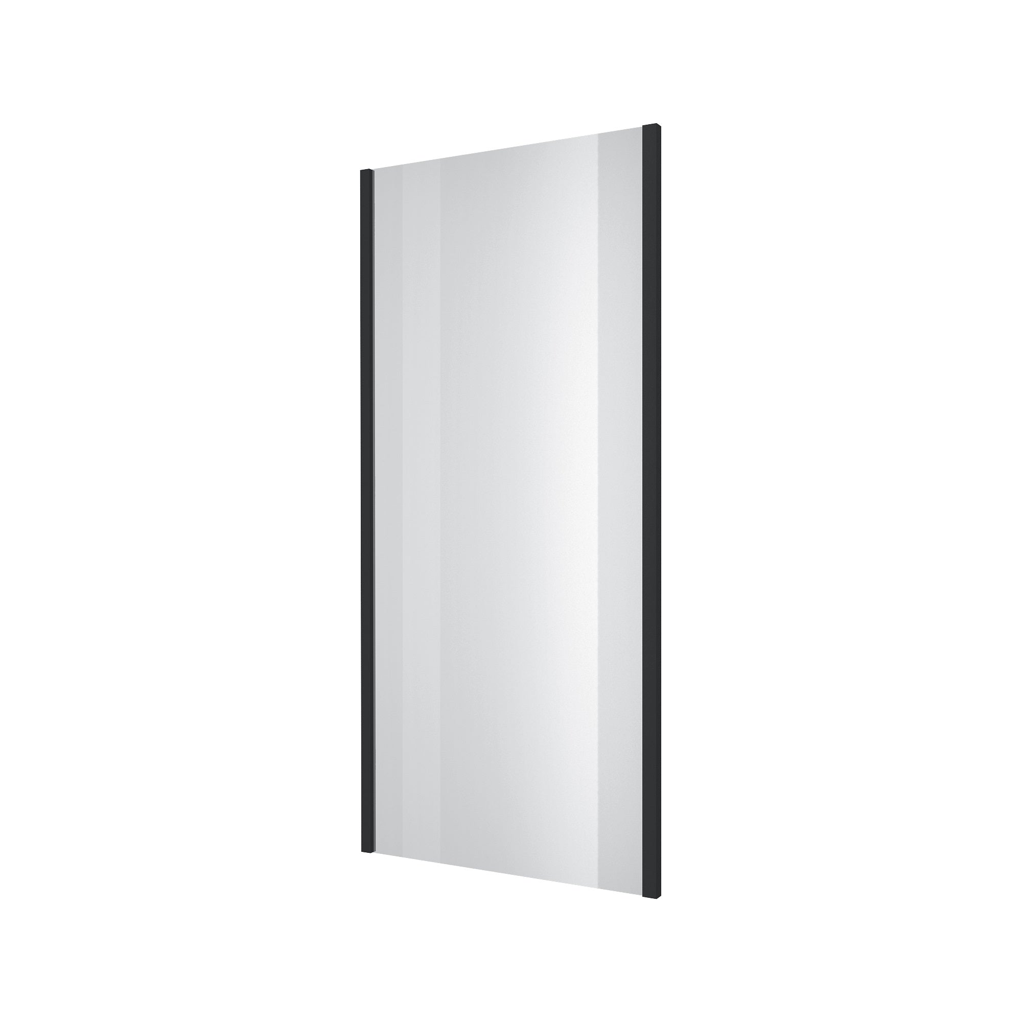 S90CB Pevná stěna, černá, 900x1900 mm, sklo clear