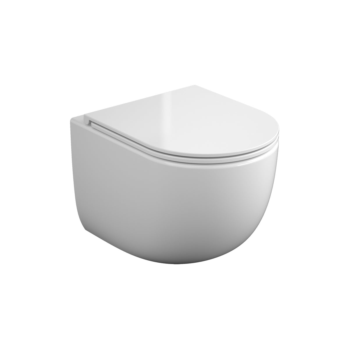 Aqua Inodoro suspendido con asiento Soft-close, descarga Tornado 3.0