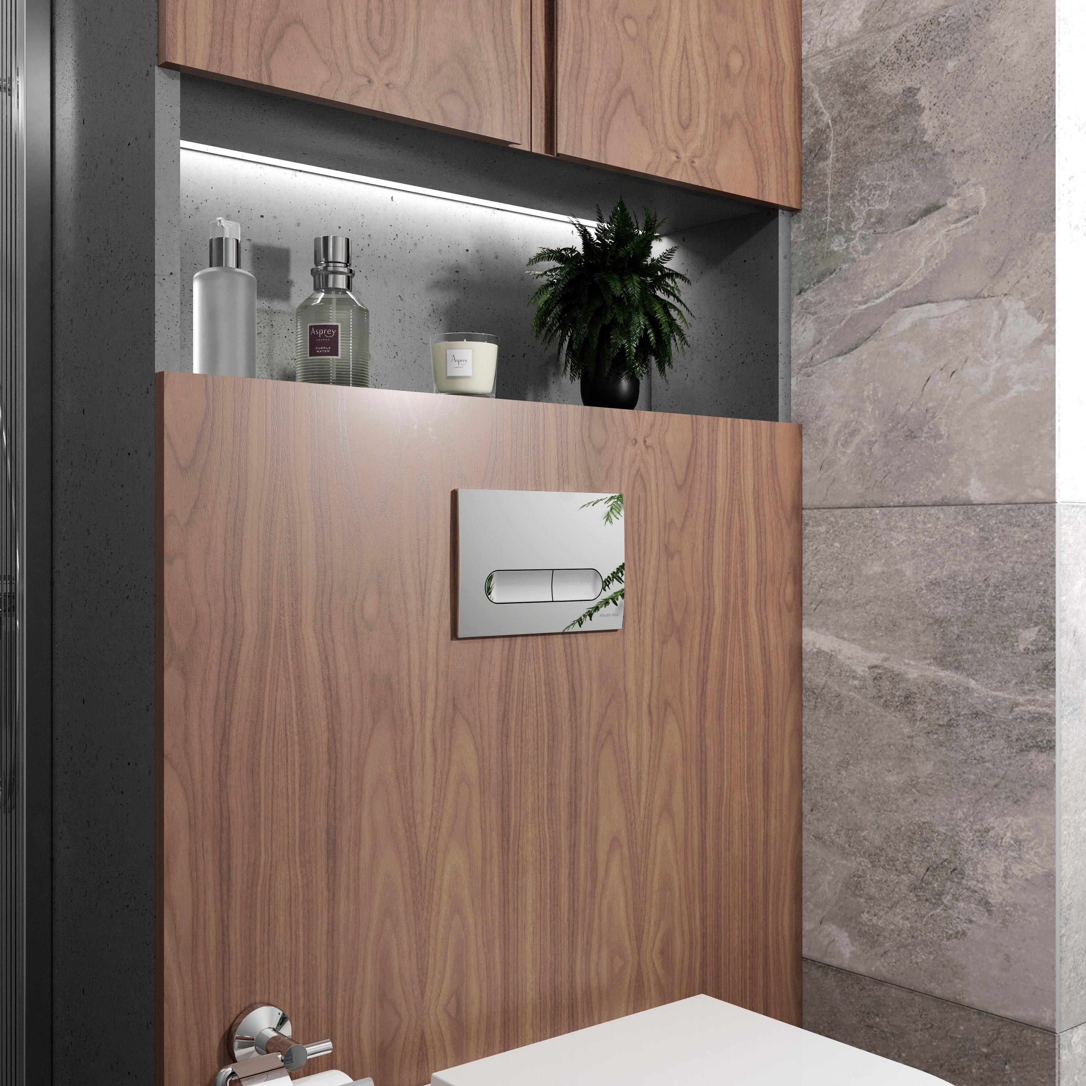 Orion Pro New przycisk spłukujący chrom połysk