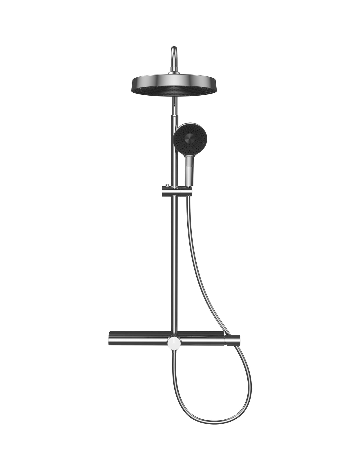 Orion Pro shower system with thermostat, chrome