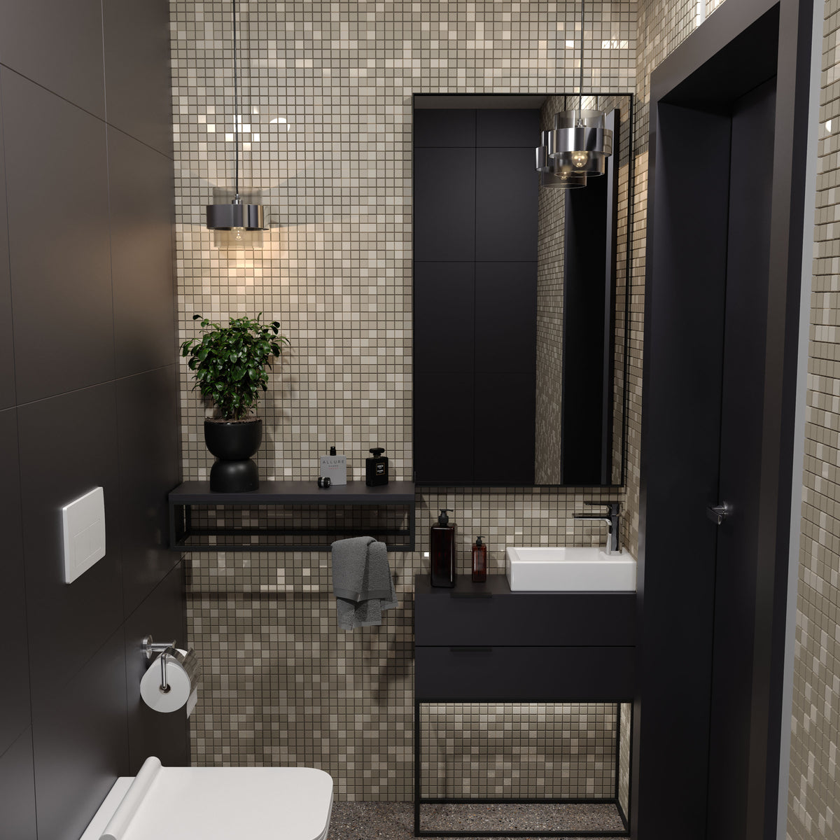 Kvadro Lavabo 370×185 R (derecha)