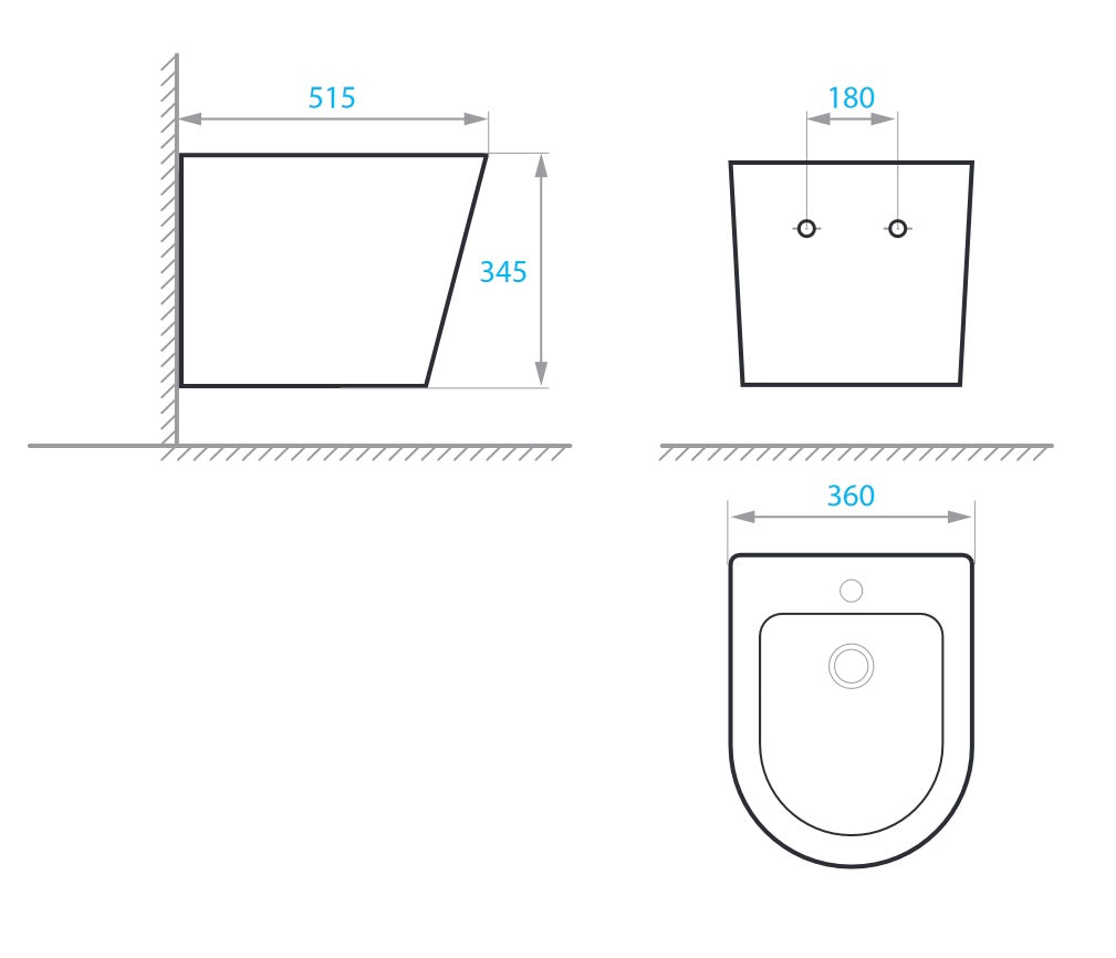 Grace závěsné bidet