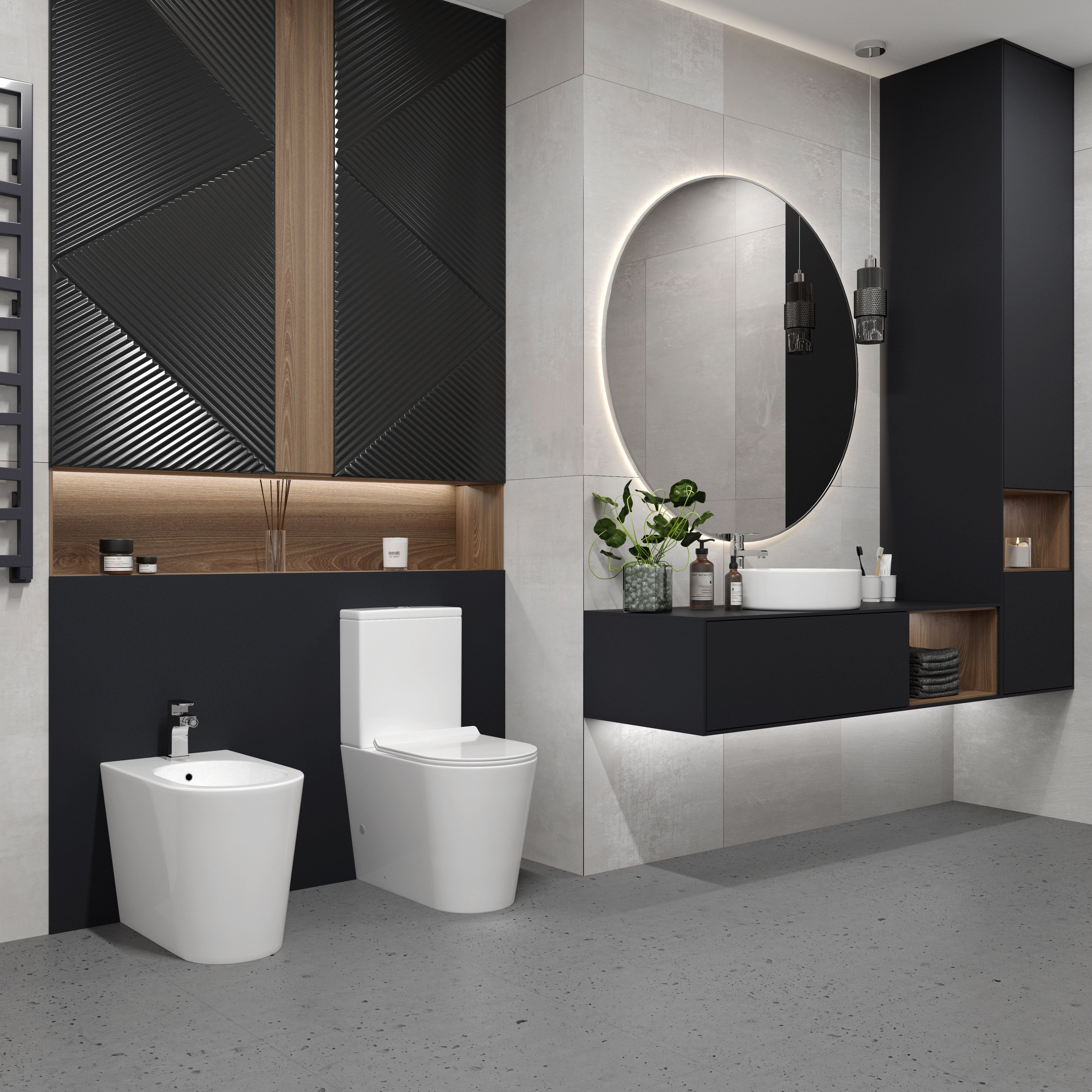 Grace kombi: stojící WC se sedátkem Soft-close + nádržka