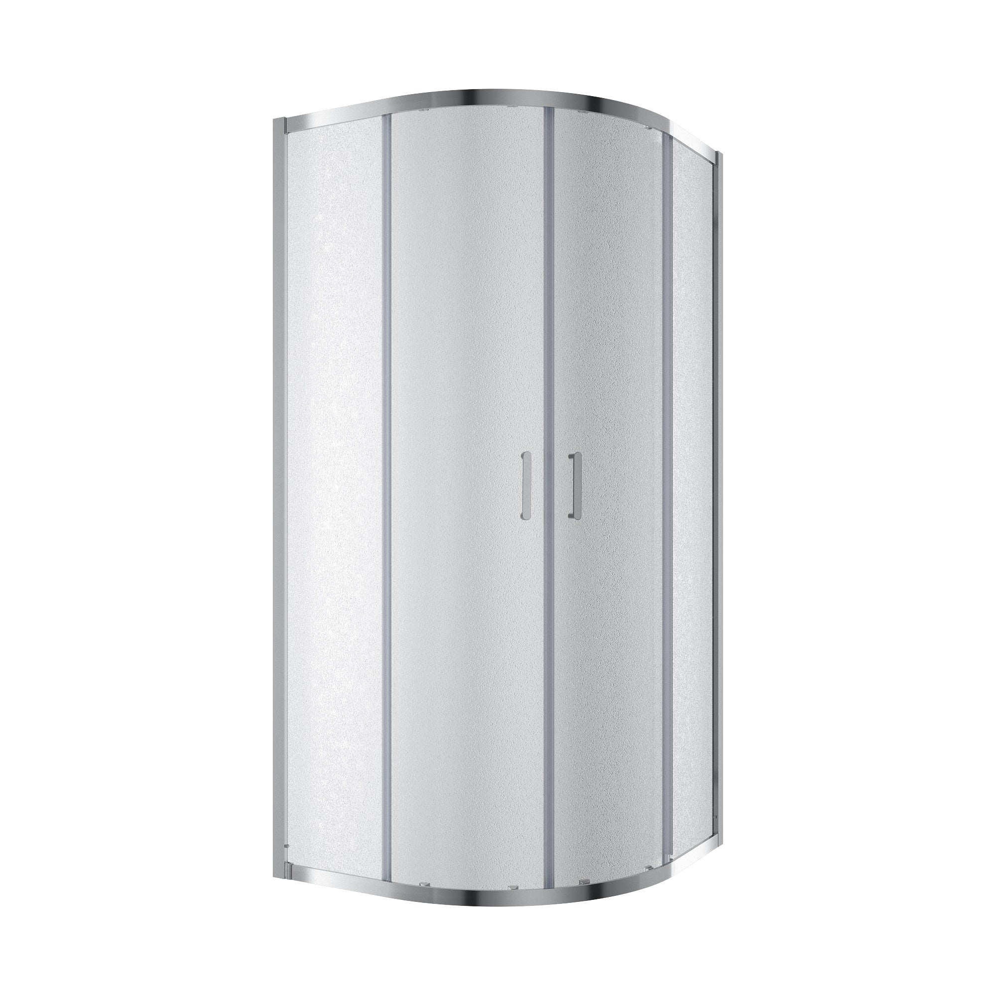 Line ARC Cabina de ducha semicircular corredera 900×900 mm, cromo, cristal grape de 6 mm