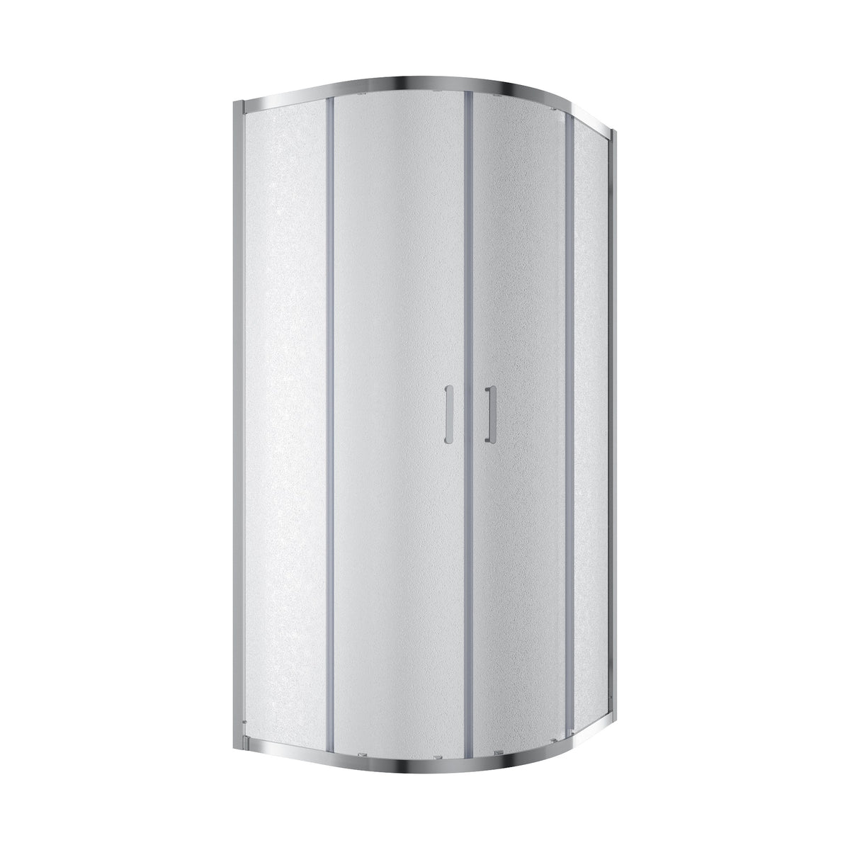 Line ARC Cabina de ducha semicircular corredera 900×900 mm, cromo, cristal grape de 6 mm