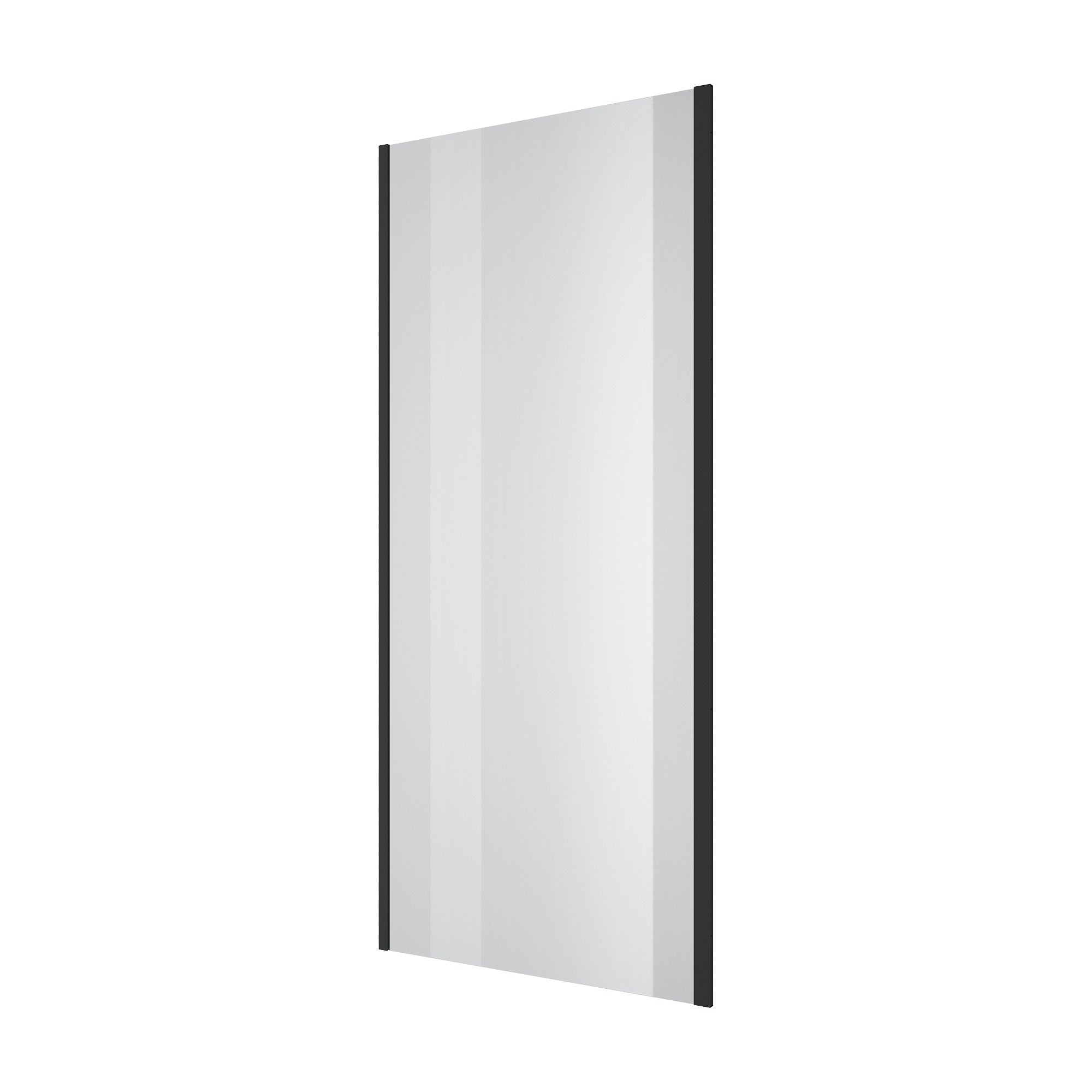 Line Pro Fixed side panel, 900mm, black matt, 6mm clear glass