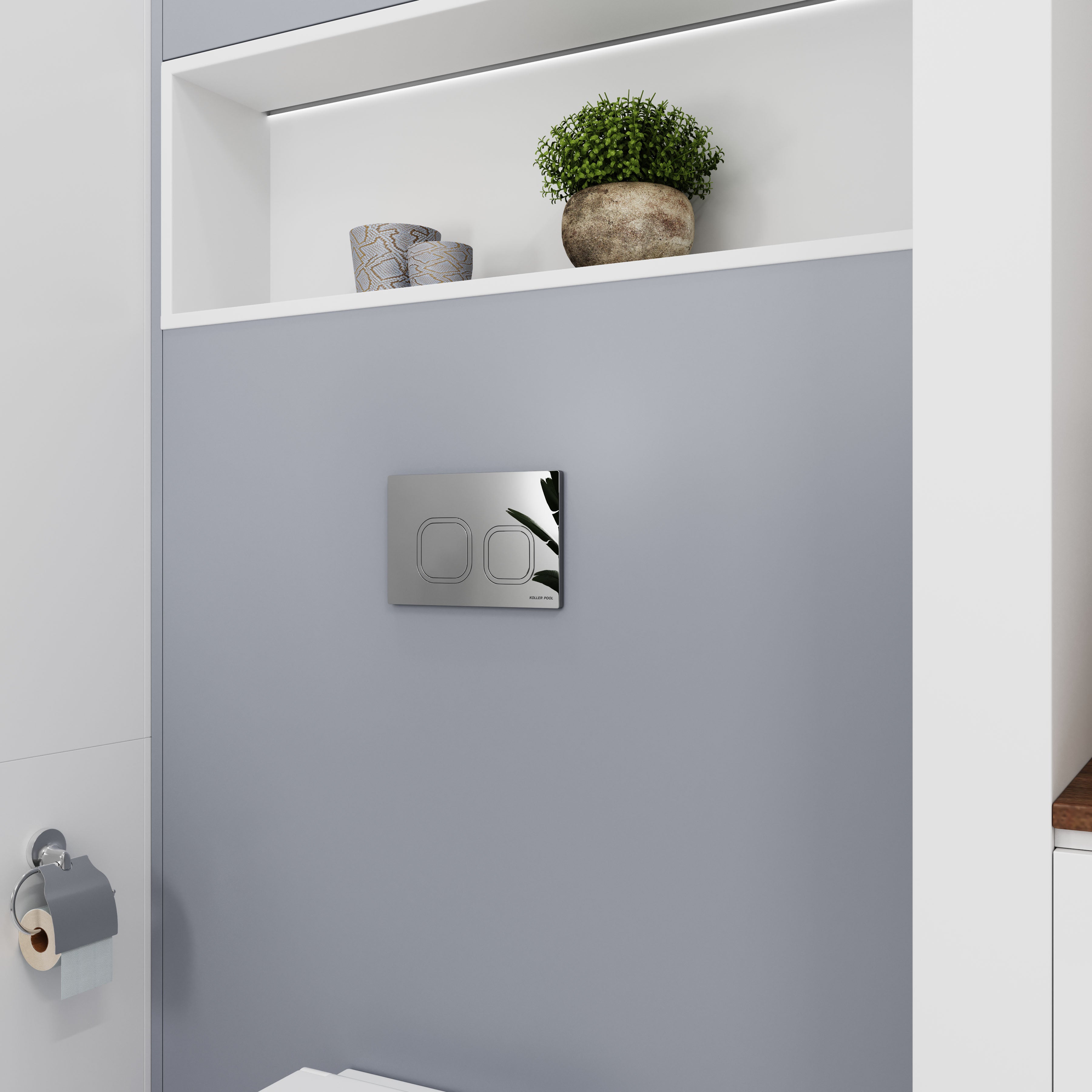 Neo przycisk spłukujący chrom połysk