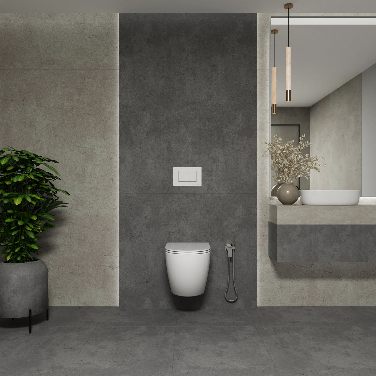 Stream wall-hung toilet with Soft-close seat (Tornado 3 flush)