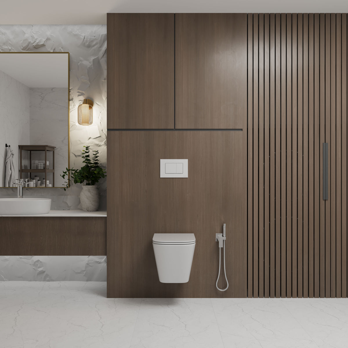 Trend Pro wall-hung toilet with Soft-close seat (Tornado 3 flush)