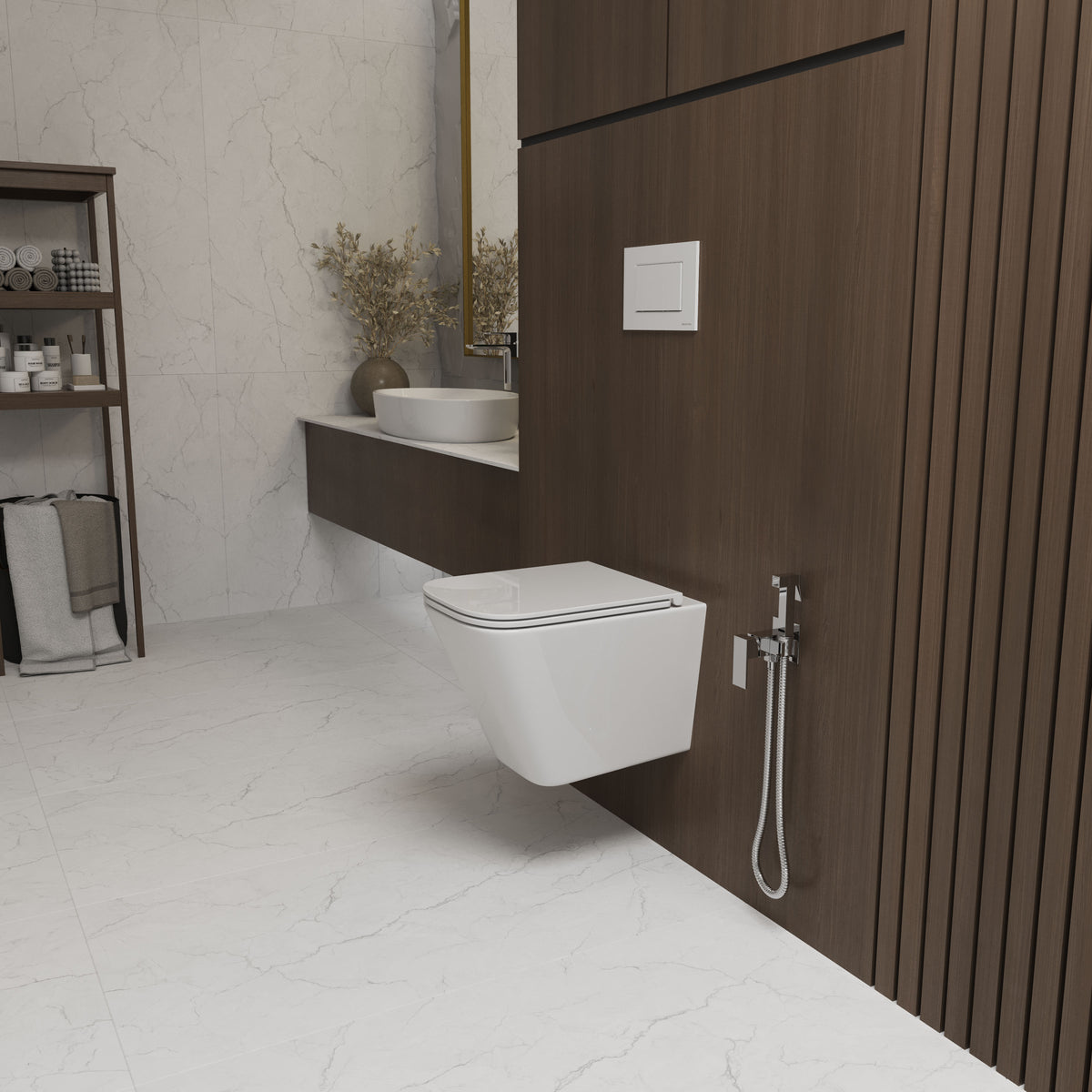 Trend Pro wall-hung toilet with Soft-close seat (Tornado 3 flush)