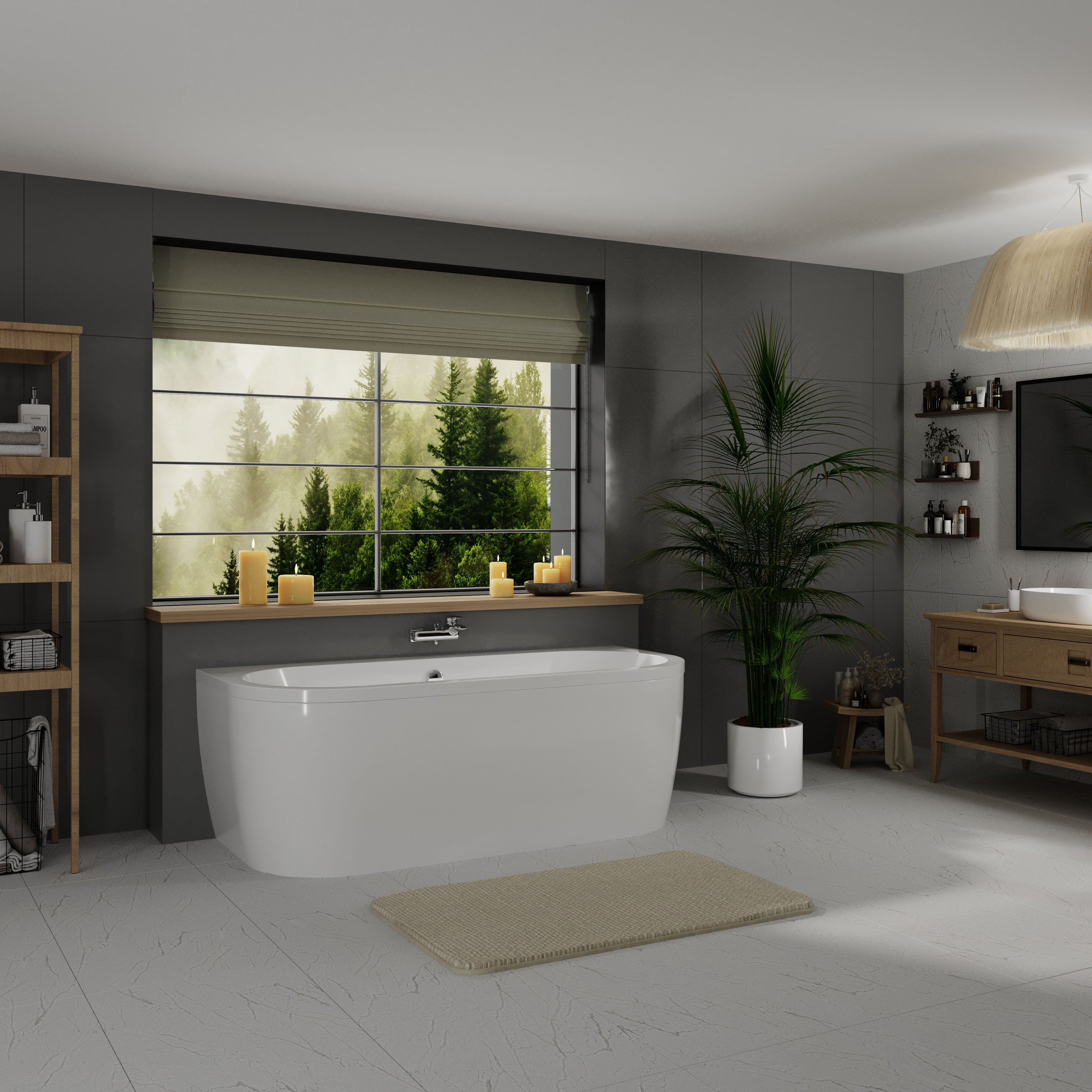 Ванна Dream 170x75 (без ніжок) з панеллю